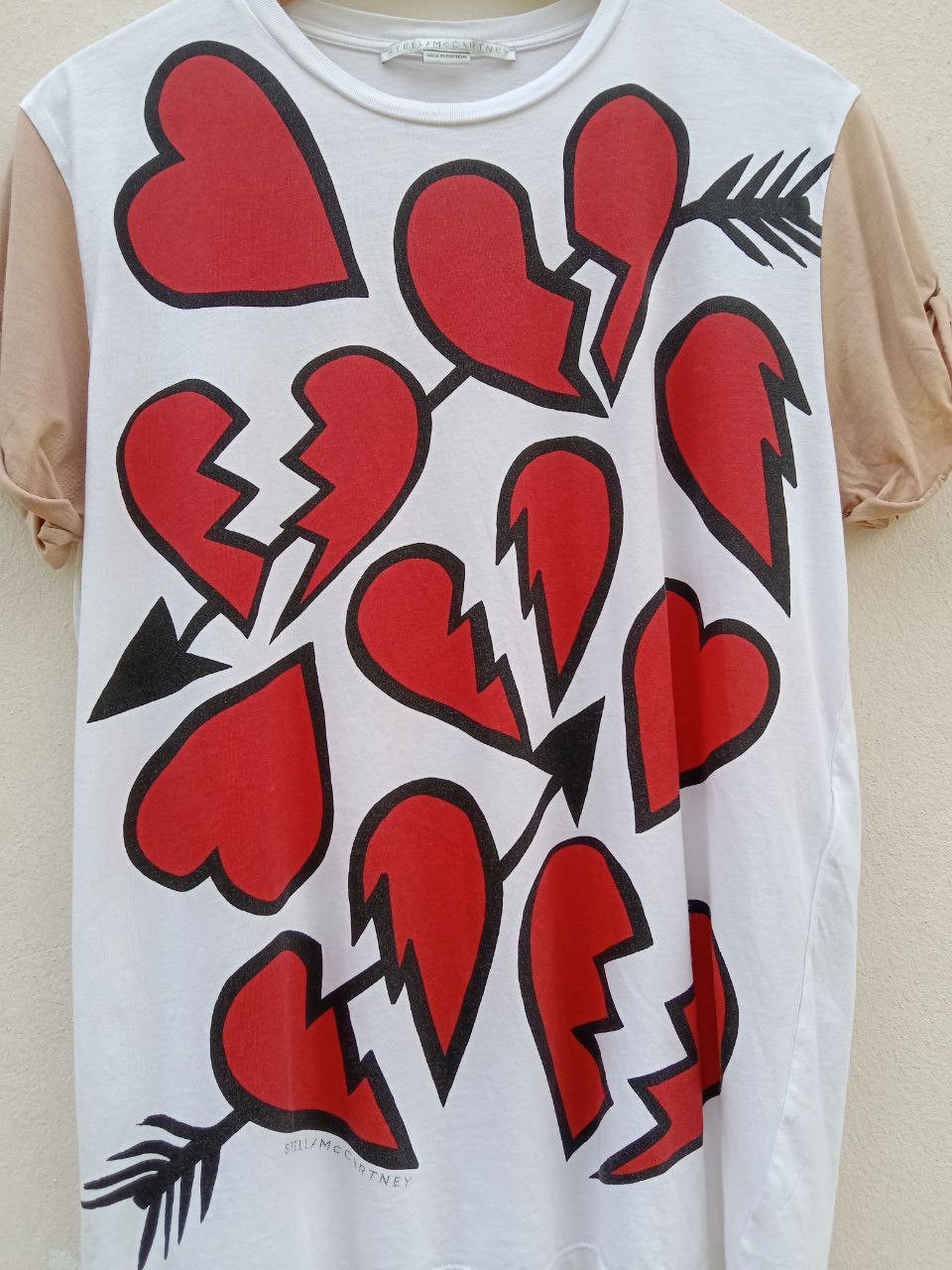 Stella McCartney Rare!! Stella McCartney Heart Prints Turned-up Cuffs Size US M / EU 48-50 / 2 - 3 Thumbnail