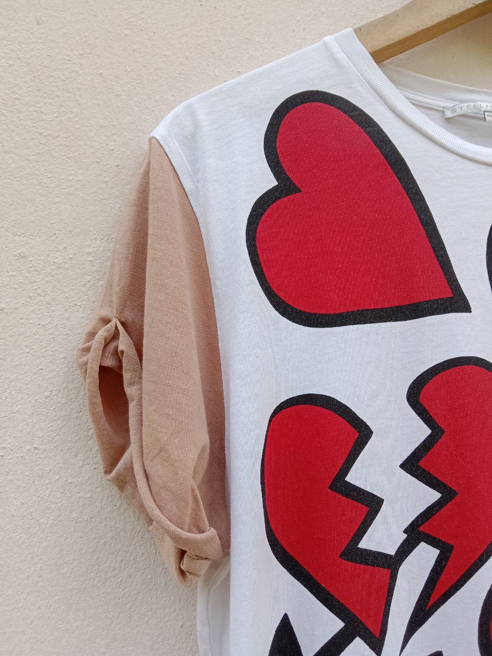 Stella McCartney Rare!! Stella McCartney Heart Prints Turned-up Cuffs Size US M / EU 48-50 / 2 - 4 Thumbnail