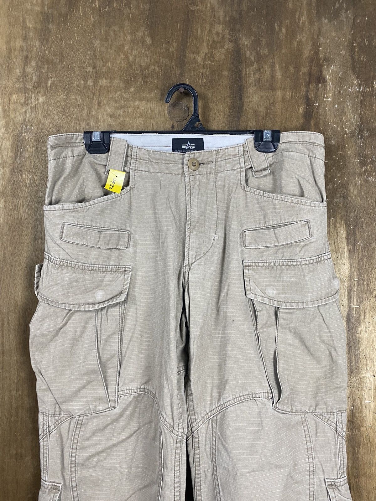 Alpha Industries DL Alpha Industries double knee Cargo Pants #2432 Size US 30 / EU 46 - 2 Thumbnail