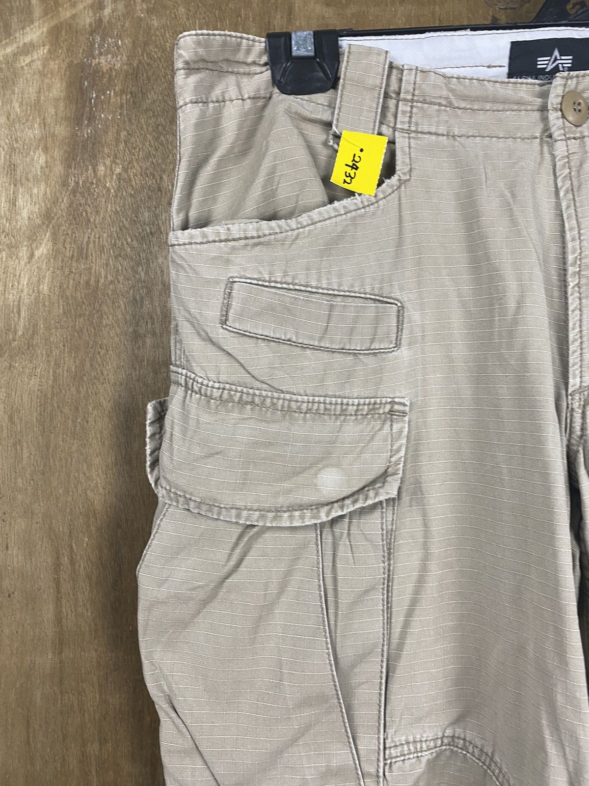 Alpha Industries DL Alpha Industries double knee Cargo Pants #2432 Size US 30 / EU 46 - 4 Thumbnail