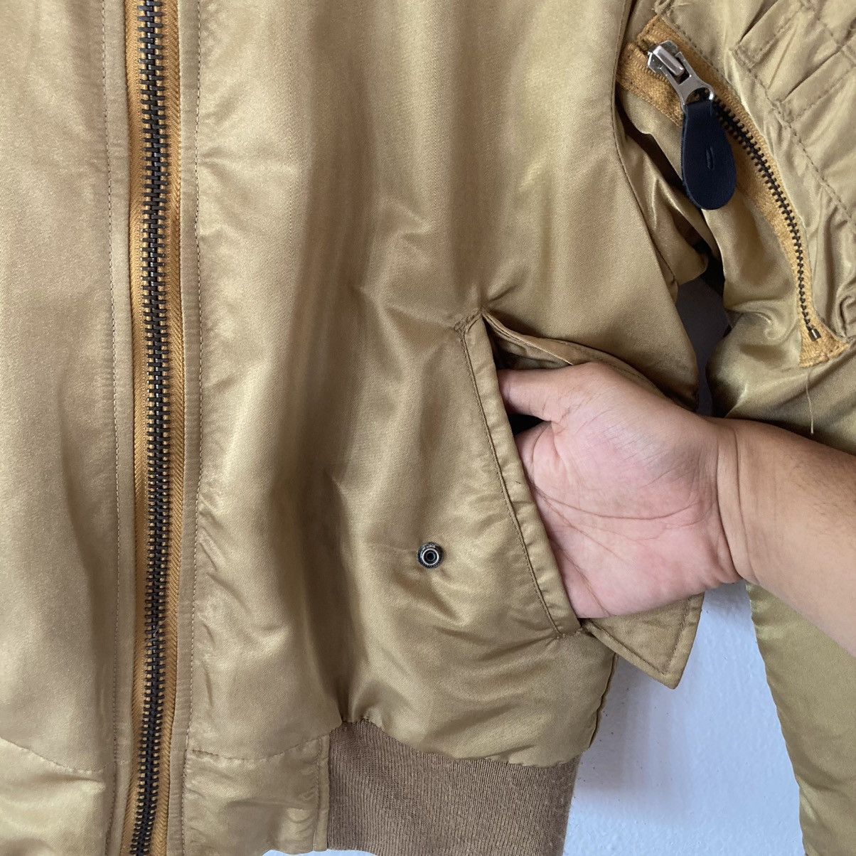 Avirex 🔥LAST PRICE🔥 Reversible Bomber Orange/Brown Jacket Size US S / EU 44-46 / 1 - 7 Thumbnail