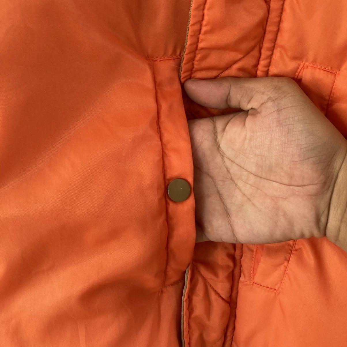 Avirex 🔥LAST PRICE🔥 Reversible Bomber Orange/Brown Jacket Size US S / EU 44-46 / 1 - 14 Thumbnail