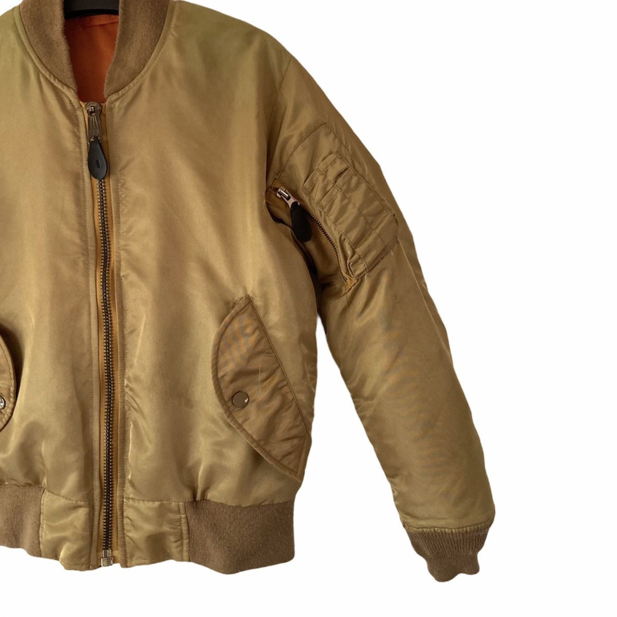 Avirex 🔥LAST PRICE🔥 Reversible Bomber Orange/Brown Jacket Size US S / EU 44-46 / 1 - 5 Thumbnail