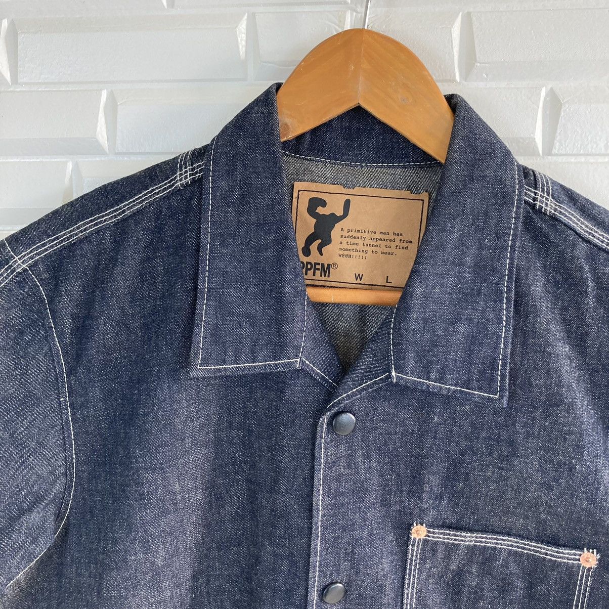 PPFM PPFM Denim Shirt Snap Button Up Size US L / EU 52-54 / 3 - 4 Thumbnail