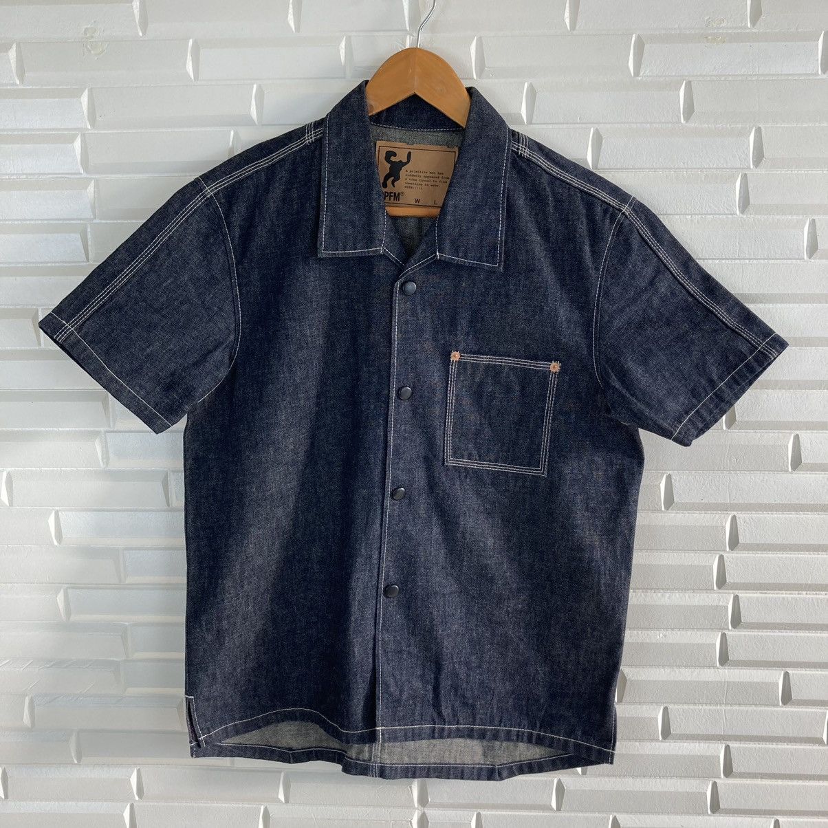 PPFM PPFM Denim Shirt Snap Button Up Size US L / EU 52-54 / 3 - 2 Thumbnail