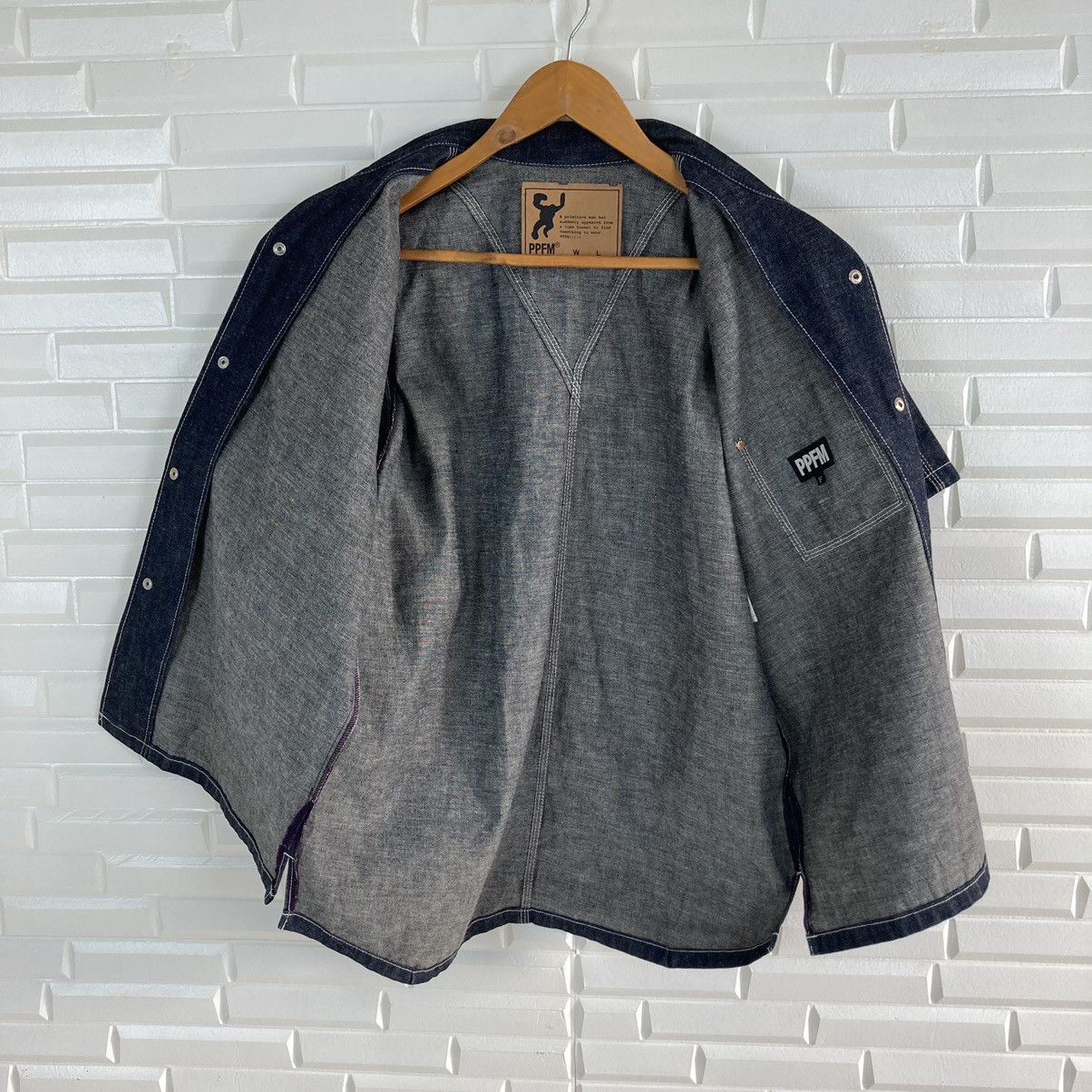 PPFM PPFM Denim Shirt Snap Button Up Size US L / EU 52-54 / 3 - 11 Thumbnail