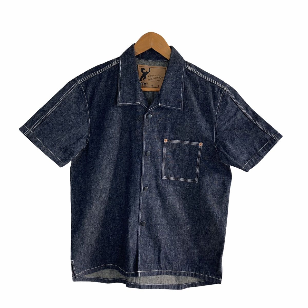 PPFM PPFM Denim Shirt Snap Button Up Size US L / EU 52-54 / 3 - 1 Thumbnail