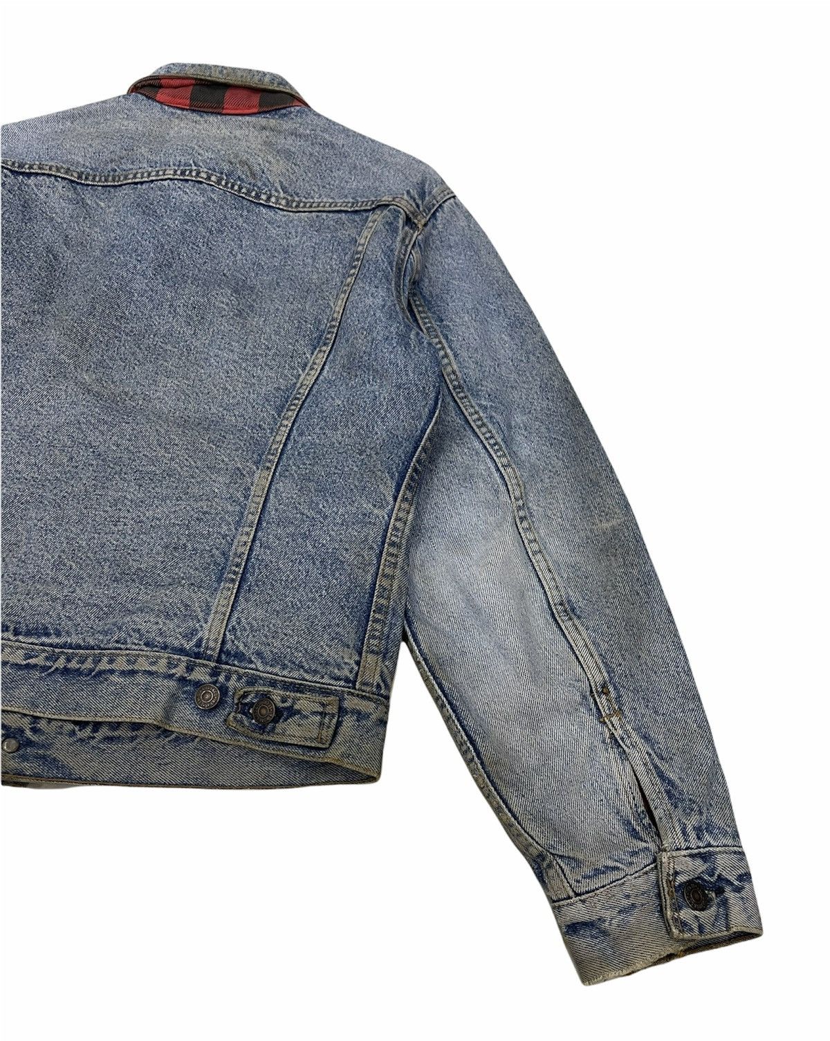 Levi's Vintage Clothing 80s LEVIS 71411 0816 TRUCKER BLANKET DENIM Size US M / EU 48-50 / 2 - 7 Thumbnail