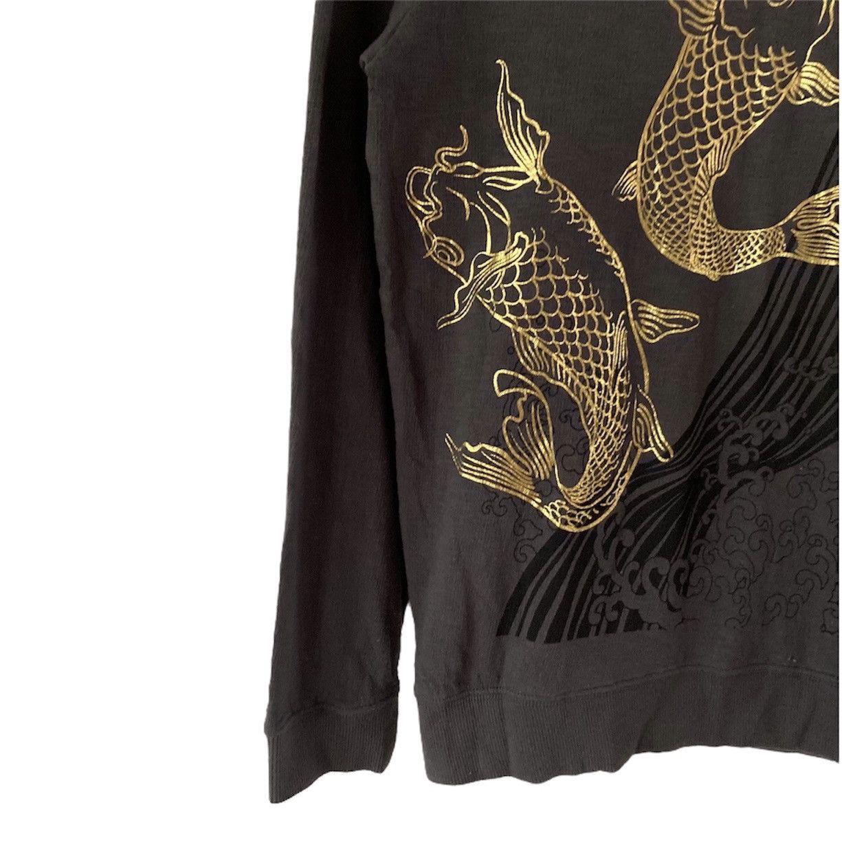 Japanese Brand Koi Fish Crewneck Tee By Japanese Designer Size US M / EU 48-50 / 2 - 2 Thumbnail