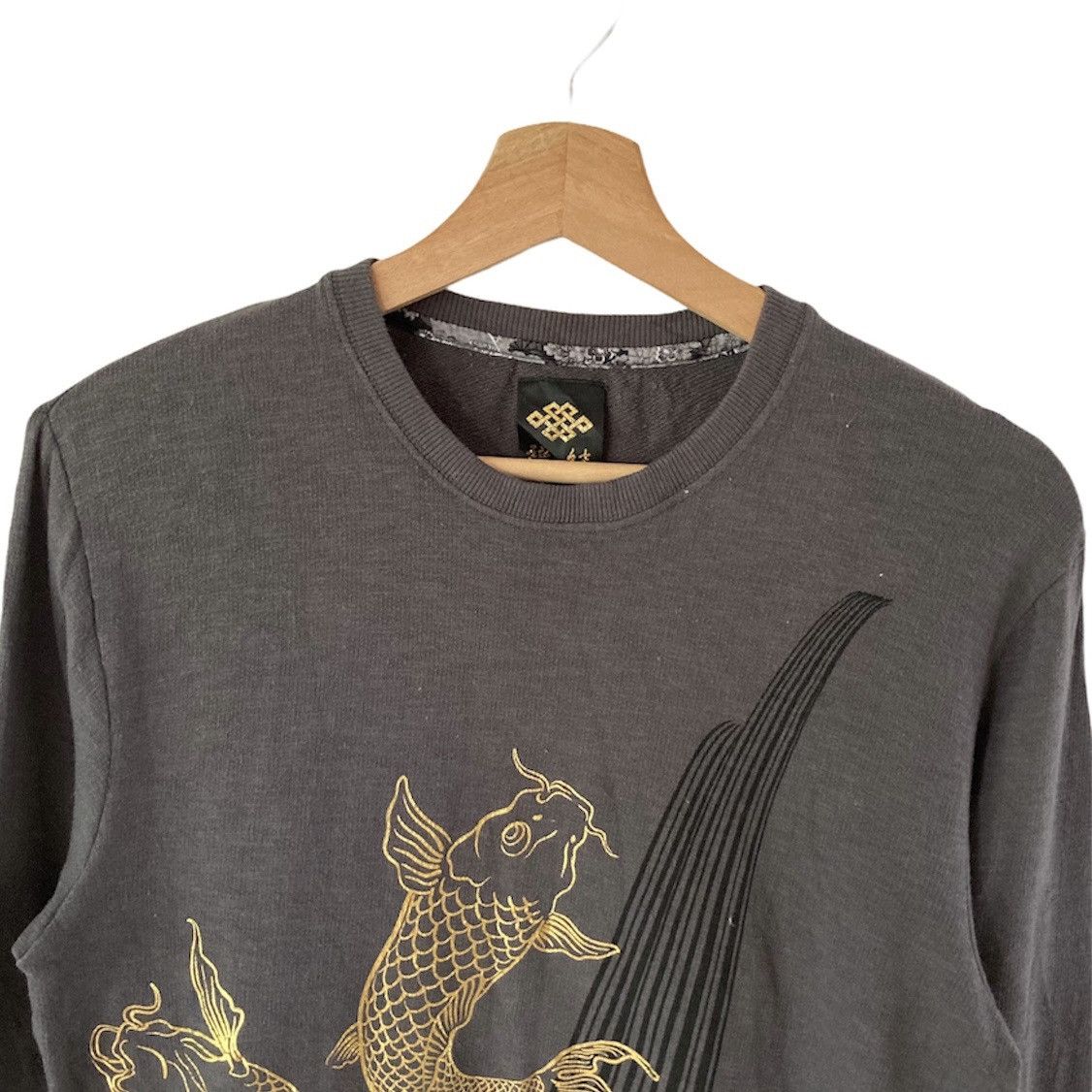 Japanese Brand Koi Fish Crewneck Tee By Japanese Designer Size US M / EU 48-50 / 2 - 3 Thumbnail