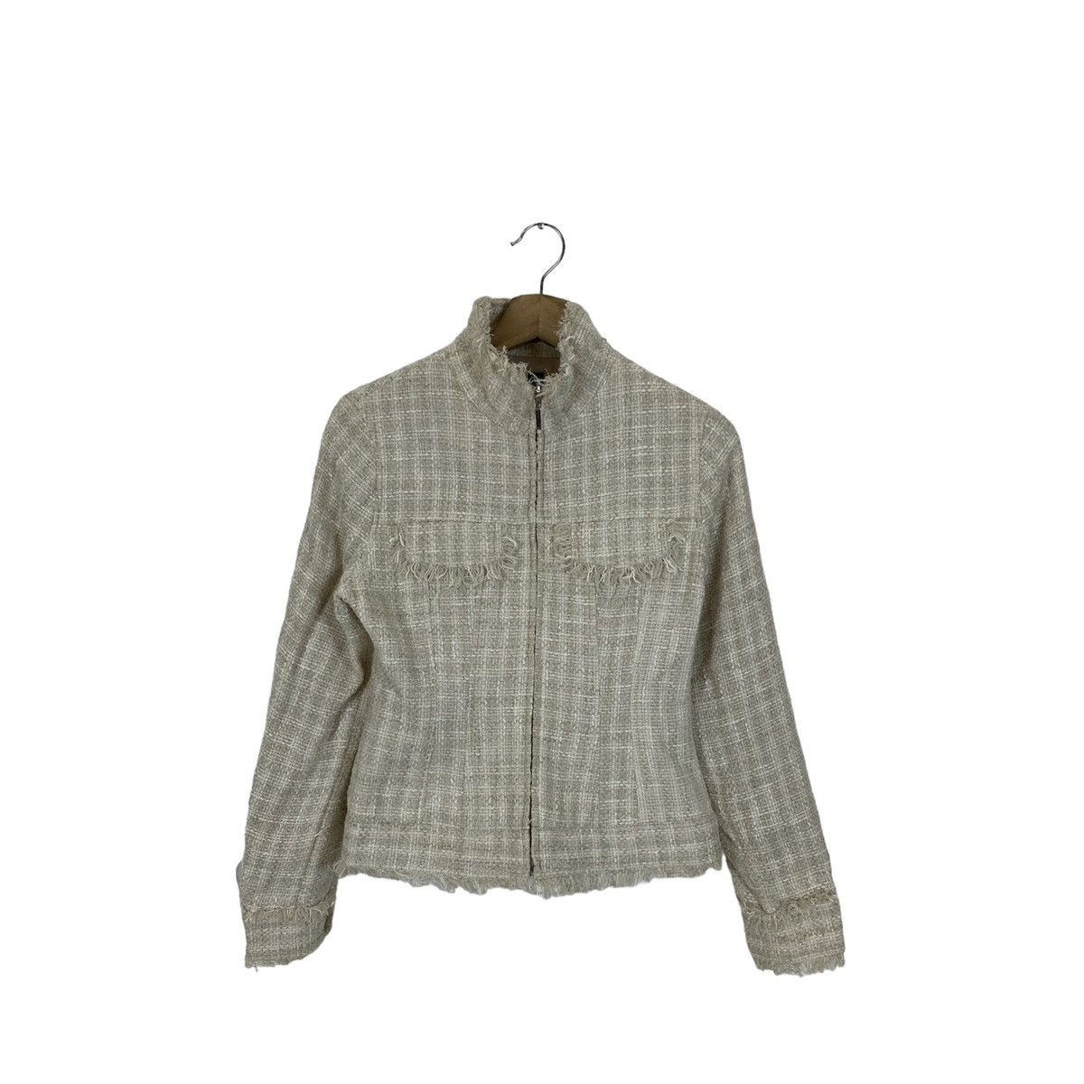 Japanese Hessian Burlap Hairy Style Jacket