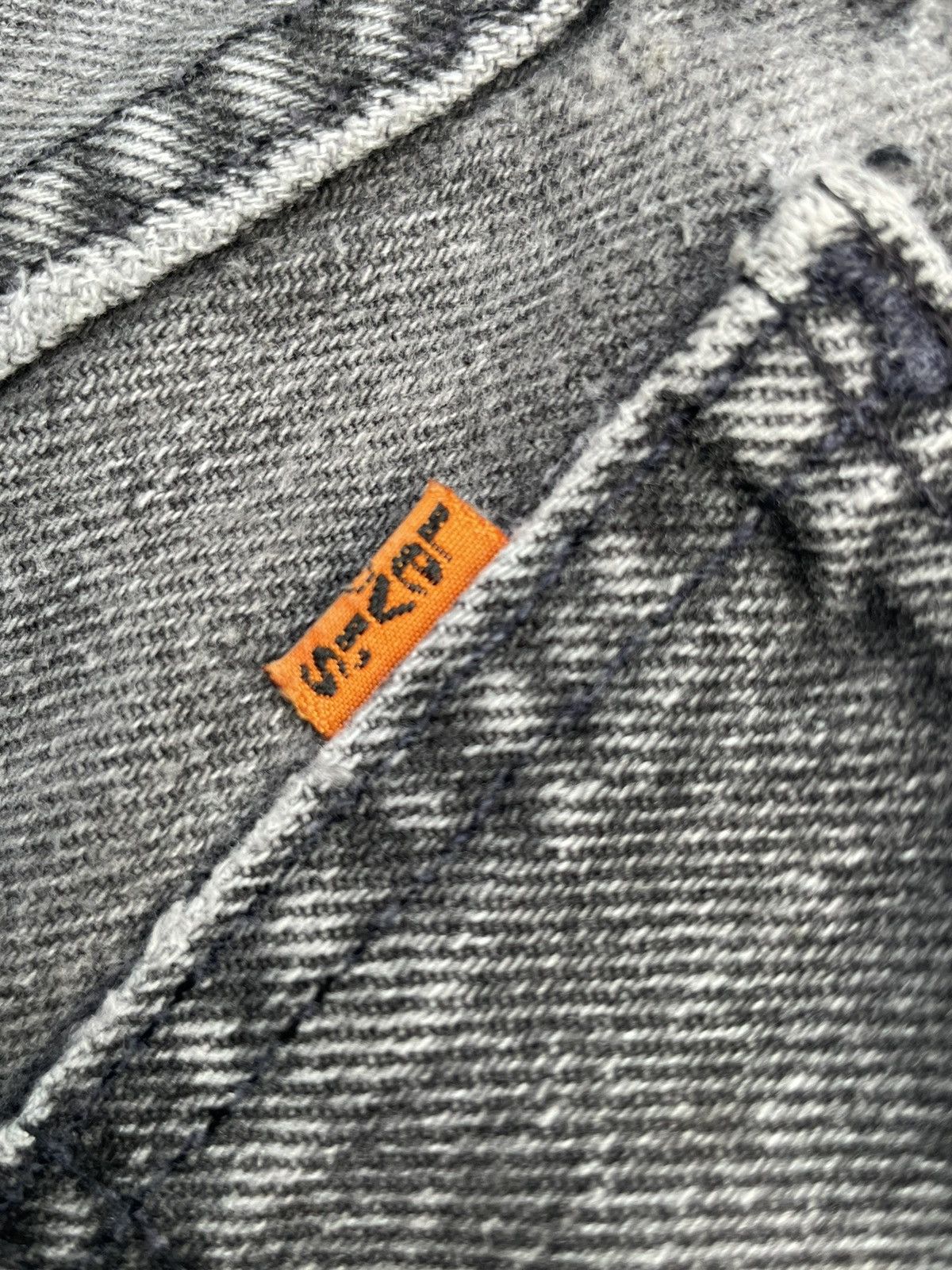Levi's Vintage 1993 Levis 550 e Orange Tag Faded Denim Size US 36 / EU 52 - 9 Thumbnail