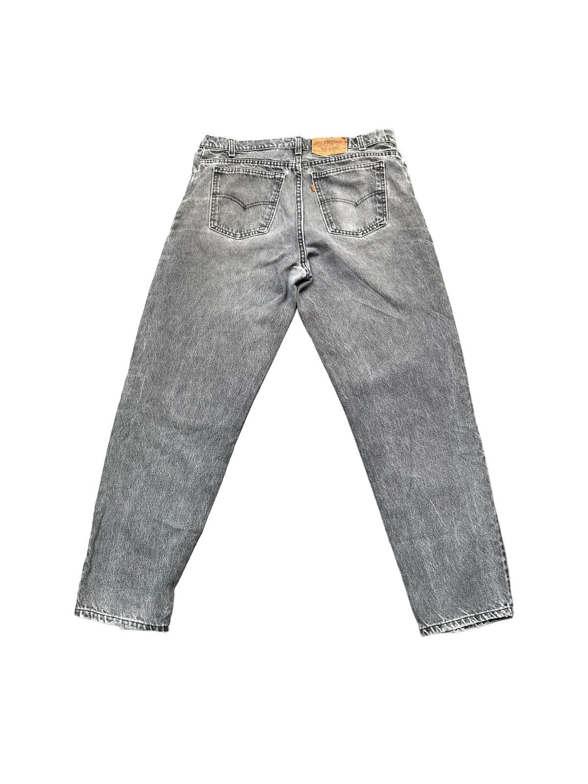 Levi's Vintage 1993 Levis 550 e Orange Tag Faded Denim Size US 36 / EU 52 - 5 Thumbnail