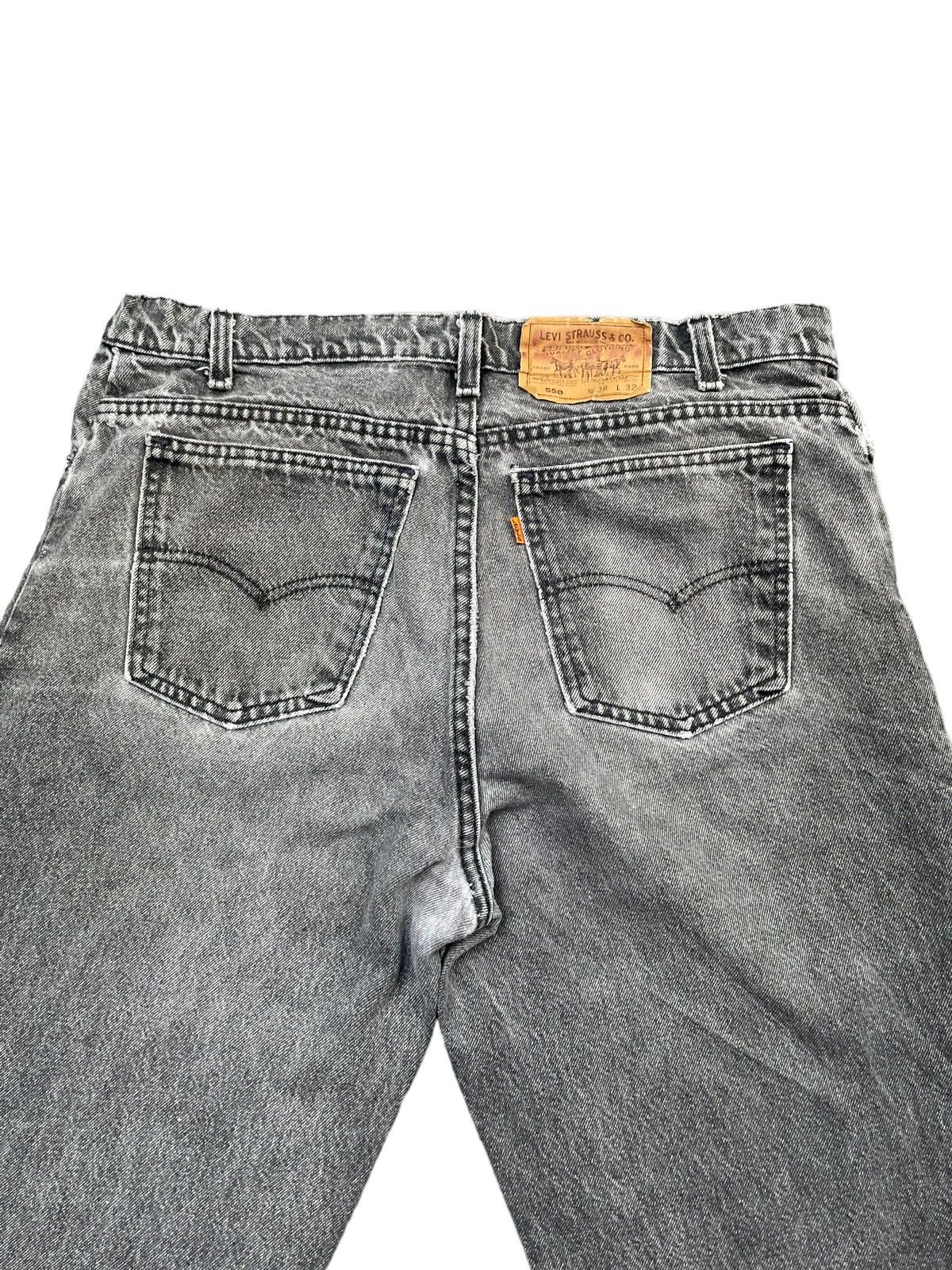 Levi's Vintage 1993 Levis 550 e Orange Tag Faded Denim Size US 36 / EU 52 - 6 Thumbnail