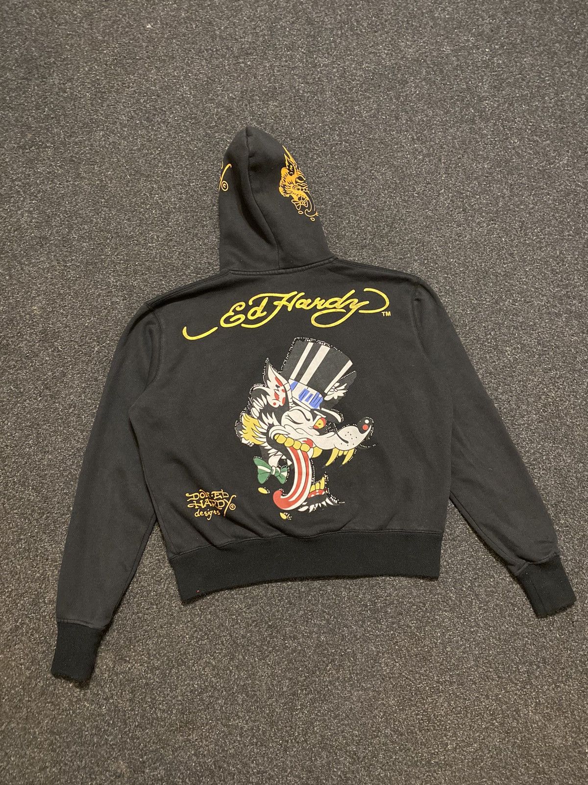 Christian Audigier Vintage Ed Hardy by Christian Audigier Zip Hoodie