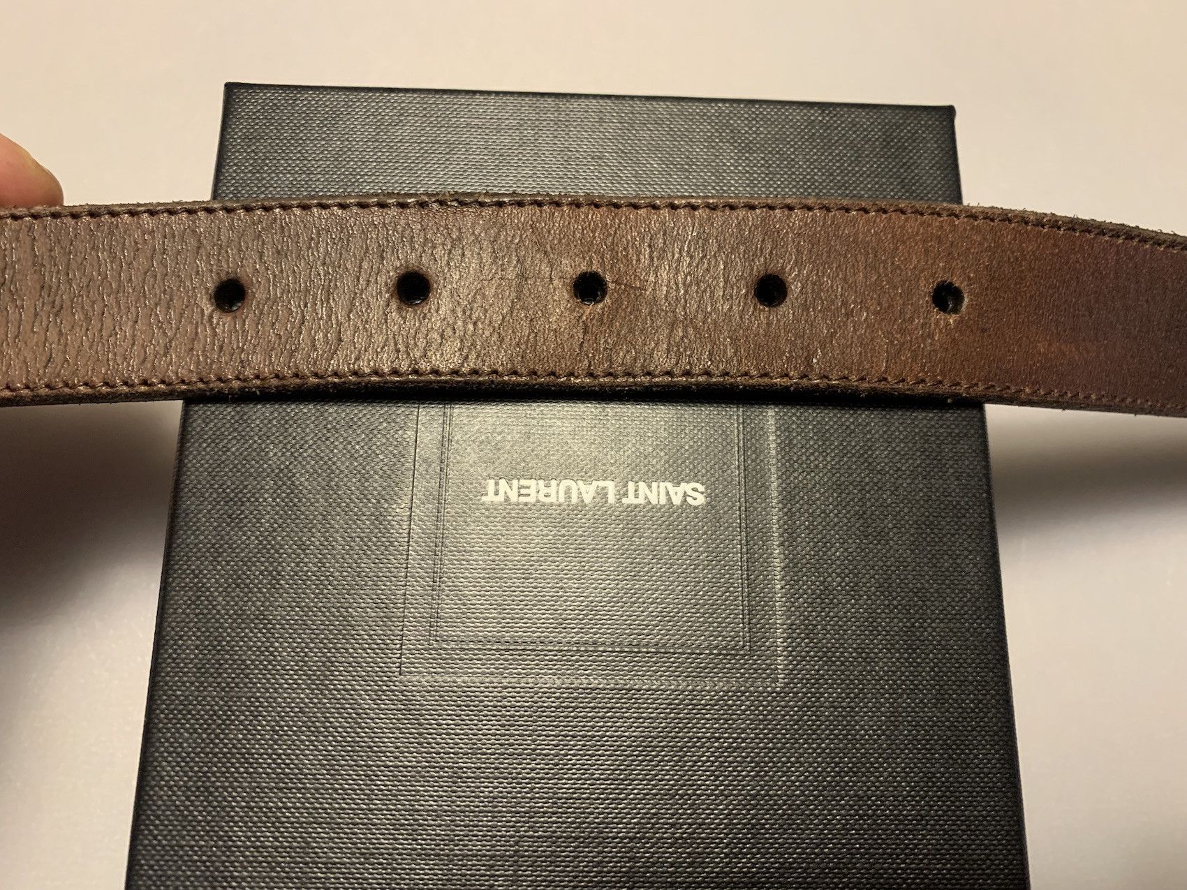 Hedi Slimane × Saint Laurent Paris SS'16 Belt Lion Head Size 36 - 4 Thumbnail