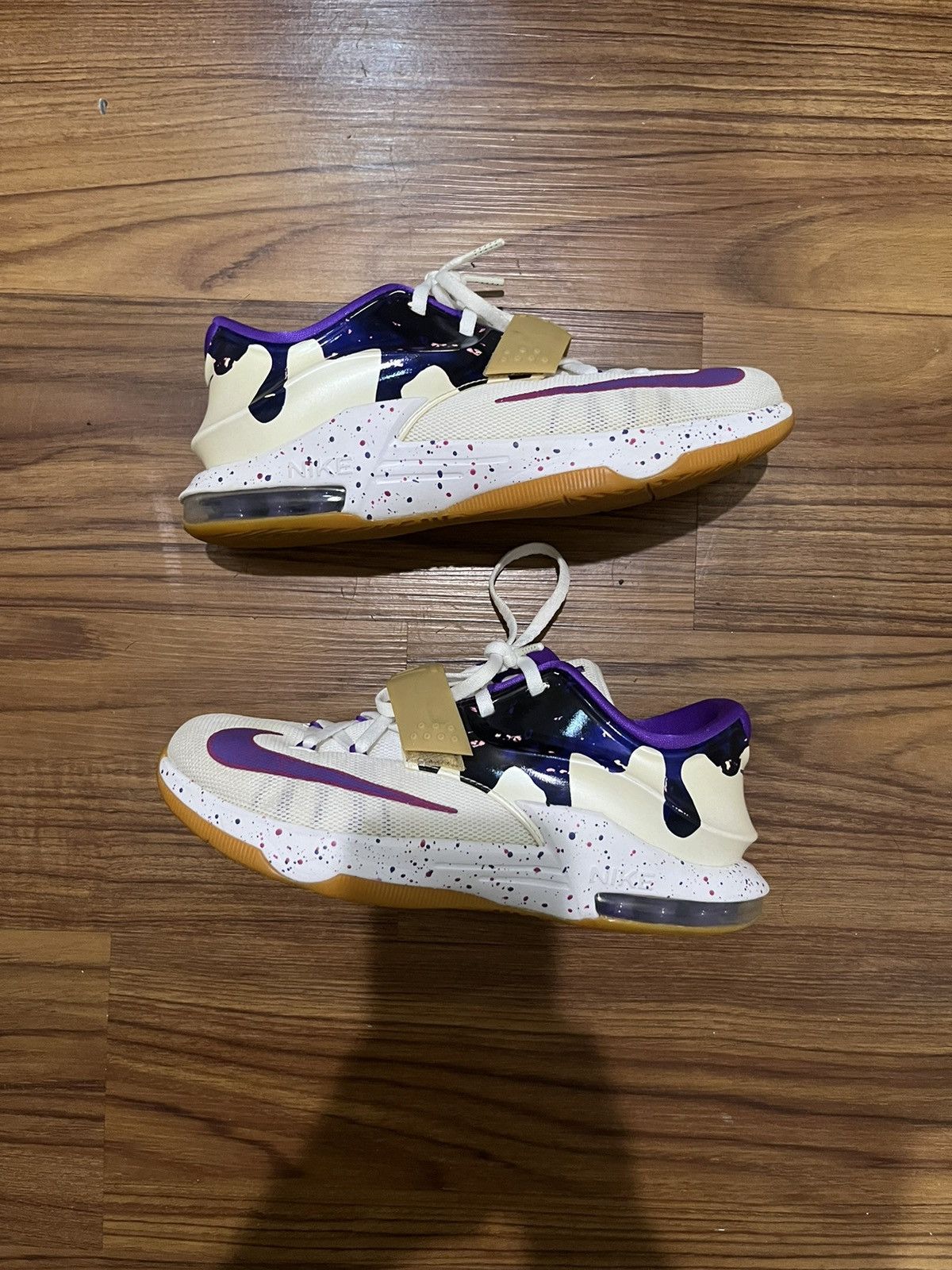 Nike KD 7 PEANUT BUTTER JELLY SIZE 5.5Y Grailed