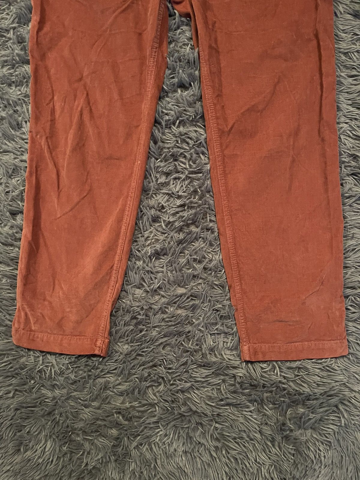 Brunello Cucinelli × Vintage Brunello Cucinelli 00s vintage velour burgundy pants Size 28" / US 6 / IT 42 - 3 Thumbnail