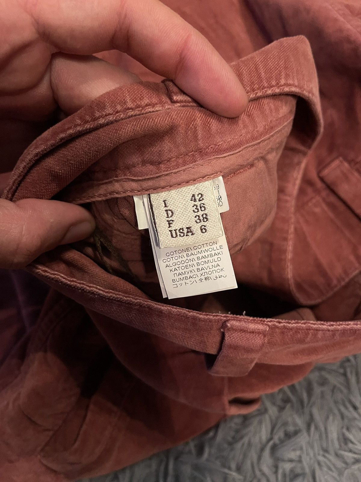 Brunello Cucinelli × Vintage Brunello Cucinelli 00s vintage velour burgundy pants Size 28" / US 6 / IT 42 - 7 Thumbnail