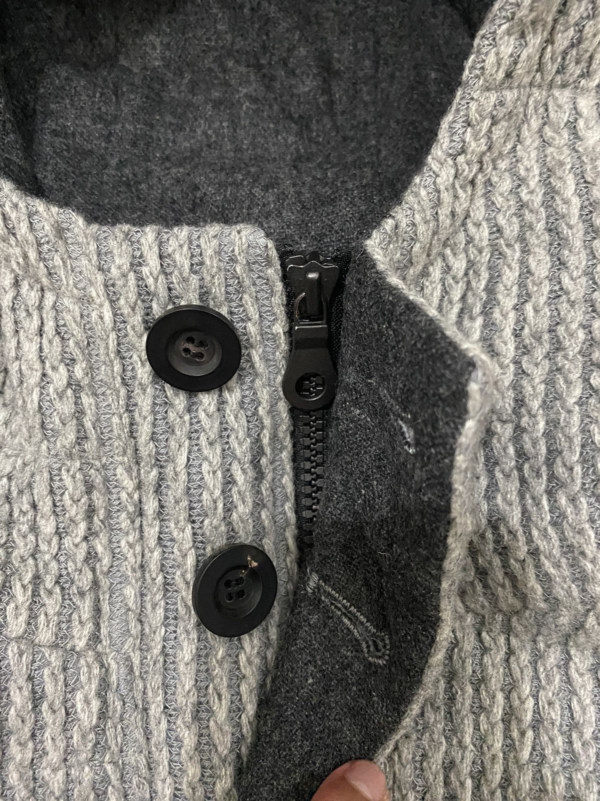 Beauty Beast × Japanese Brand × Yohji Yamamoto Durban Yohji Yamamoto Knit Wool Jacket Size US M / EU 48-50 / 2 - 5 Thumbnail