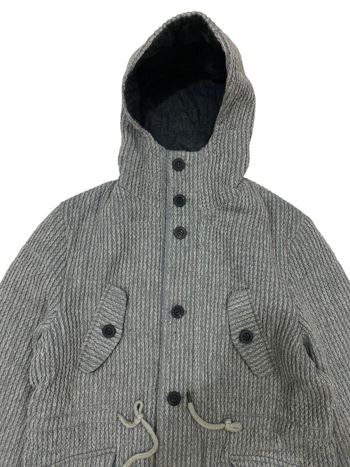 Beauty Beast × Japanese Brand × Yohji Yamamoto Durban Yohji Yamamoto Knit Wool Jacket Size US M / EU 48-50 / 2 - 4 Thumbnail
