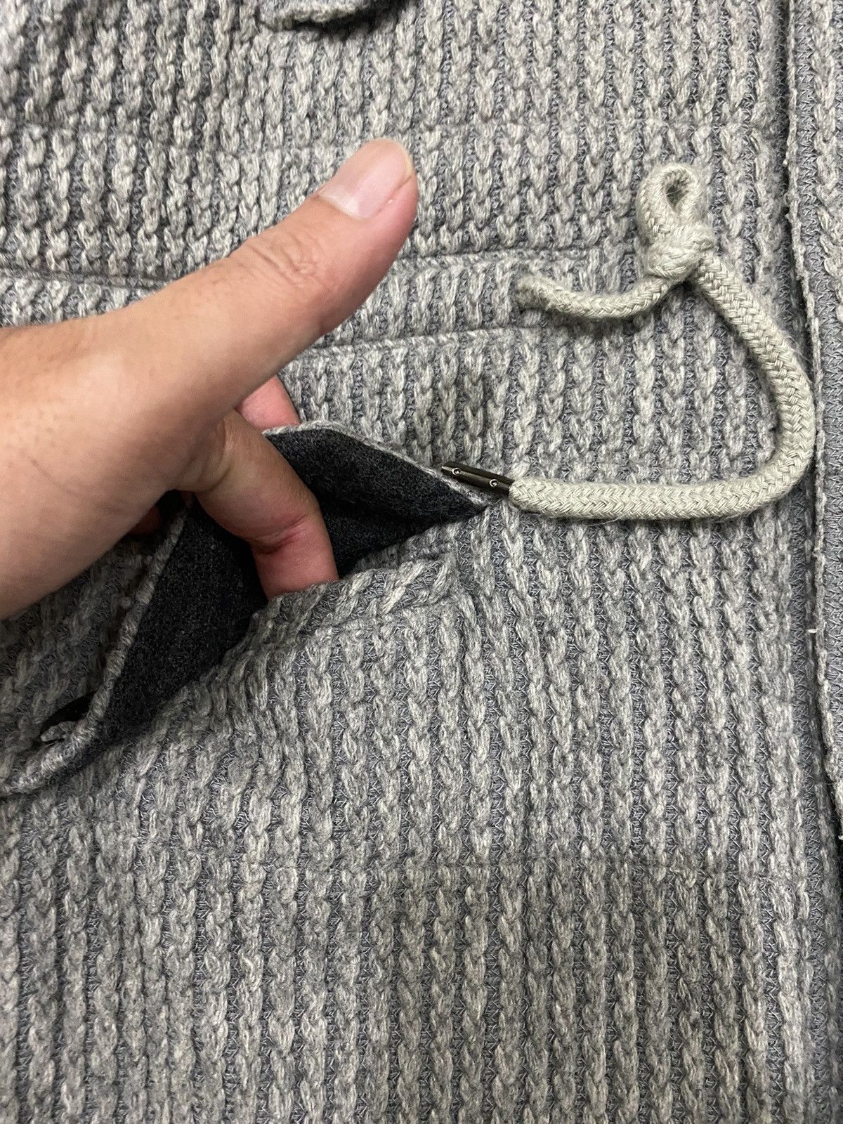 Beauty Beast × Japanese Brand × Yohji Yamamoto Durban Yohji Yamamoto Knit Wool Jacket Size US M / EU 48-50 / 2 - 7 Thumbnail