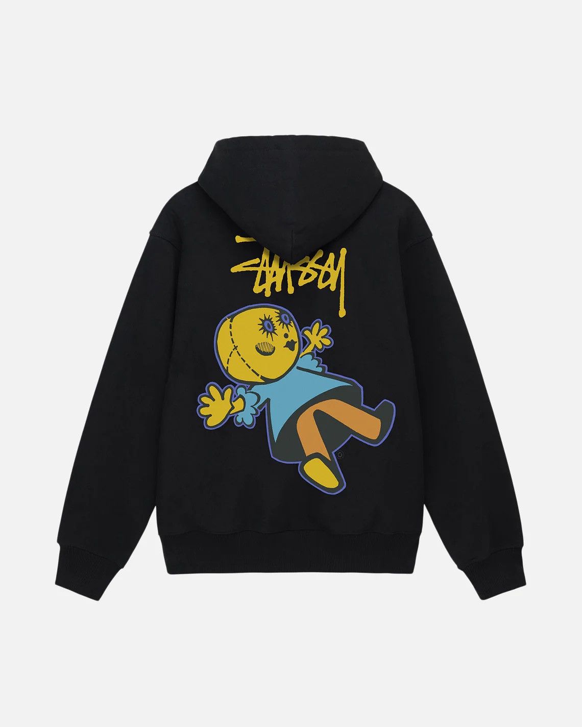 STÜSSY & BORN X RAISED LOGO ZIP HOODIE L-