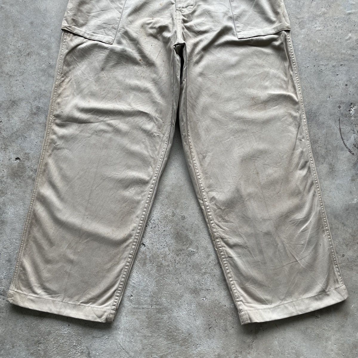 Vintage THRASHED💥 Vintage Navy NGA 1278 Monkey Trousers Pants RARE Size US 30 / EU 46 - 4 Thumbnail