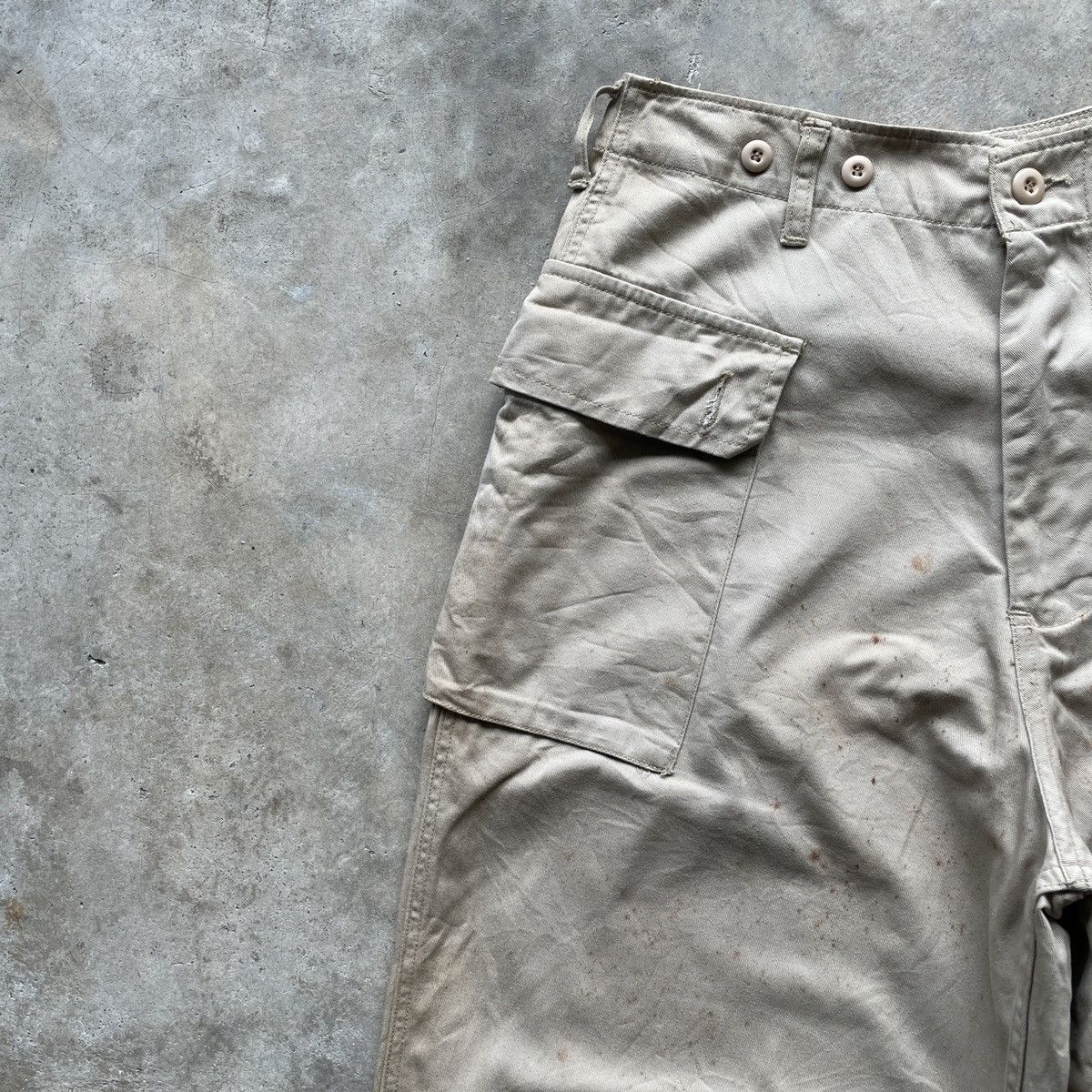 Vintage THRASHED💥 Vintage Navy NGA 1278 Monkey Trousers Pants RARE Size US 30 / EU 46 - 5 Thumbnail