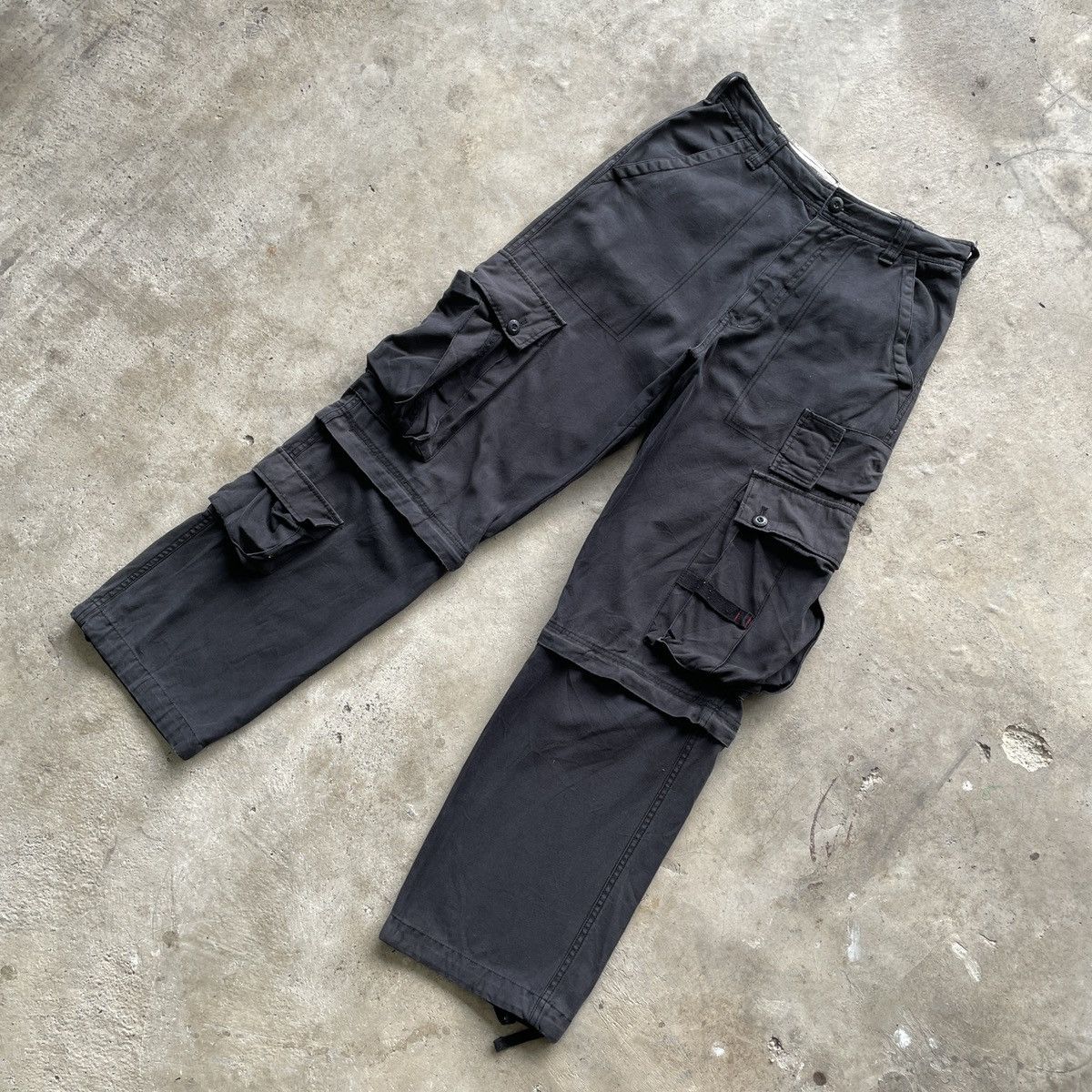 Japanese Brand RARE💥 Vintage Japanese Brand 8 Pocket Tactical Cargo Pants Size US 30 / EU 46 - 2 Thumbnail