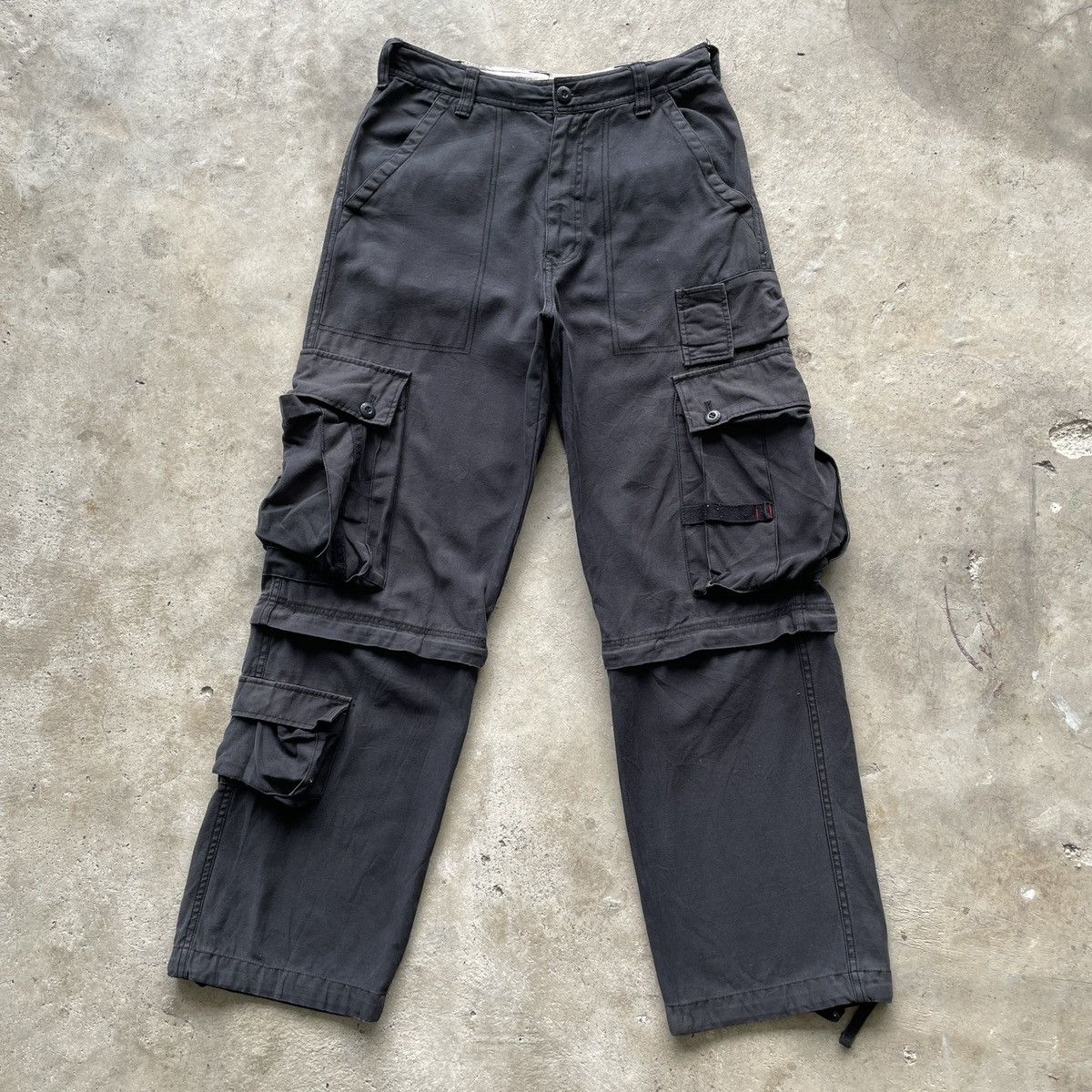 Japanese Brand RARE💥 Vintage Japanese Brand 8 Pocket Tactical Cargo Pants Size US 30 / EU 46 - 1 Thumbnail