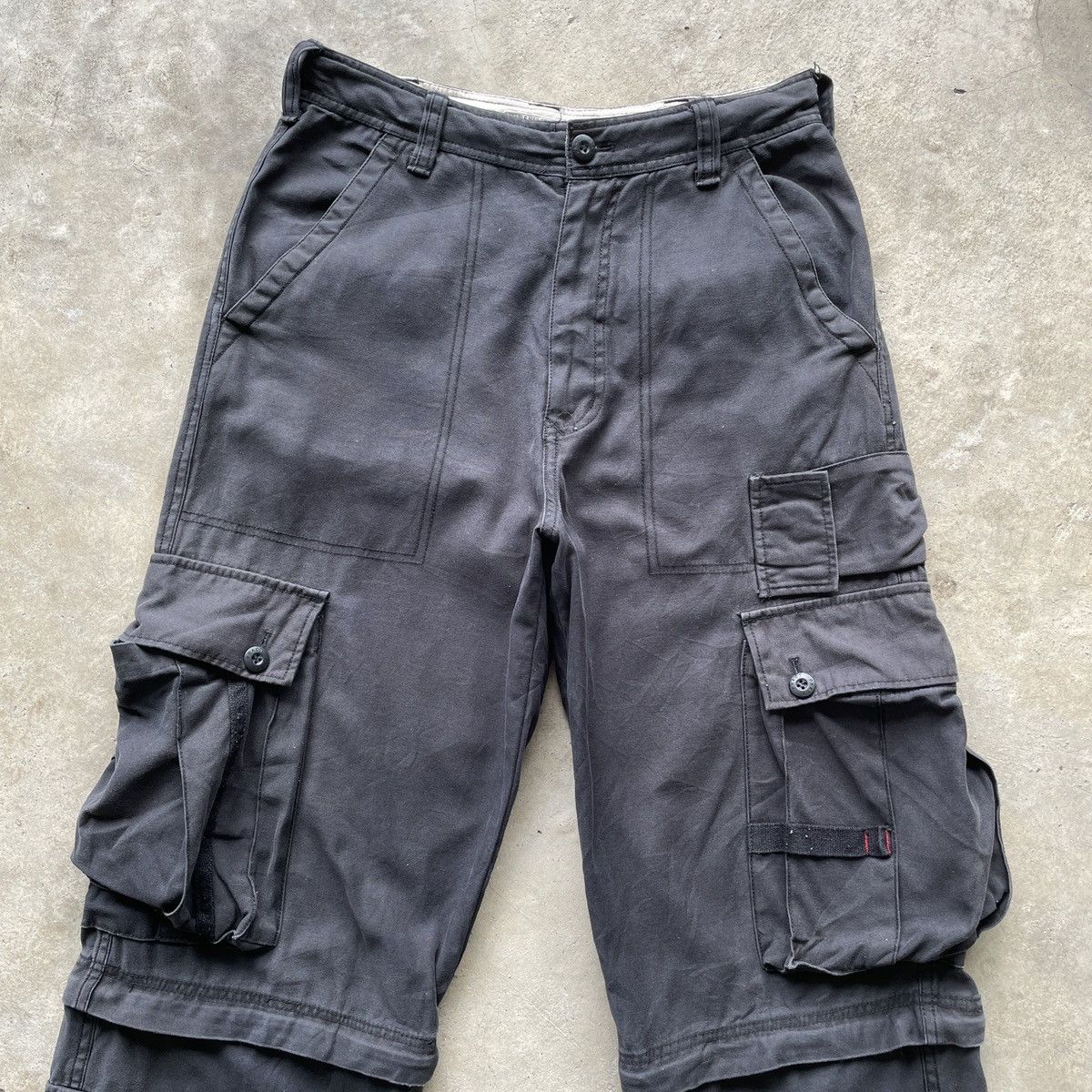 Japanese Brand RARE💥 Vintage Japanese Brand 8 Pocket Tactical Cargo Pants Size US 30 / EU 46 - 3 Thumbnail