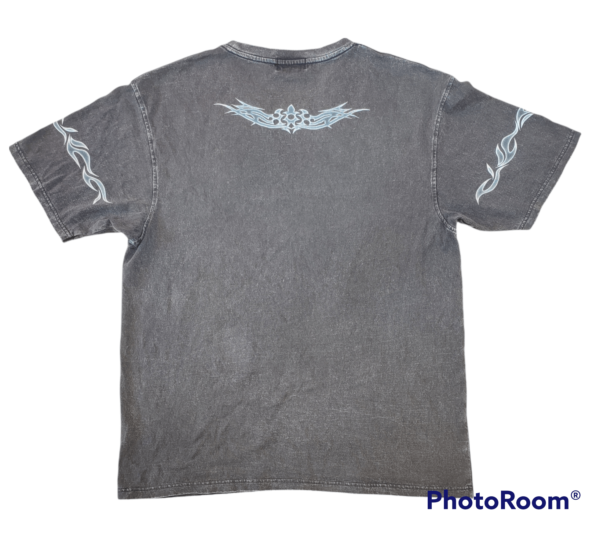 Japanese Brand × Seditionaries × Tribal Streetwear CrossKeys Surf's Dragon Tattoo Acidwash Tribal Tee. Size US XL / EU 56 / 4 - 2 Thumbnail