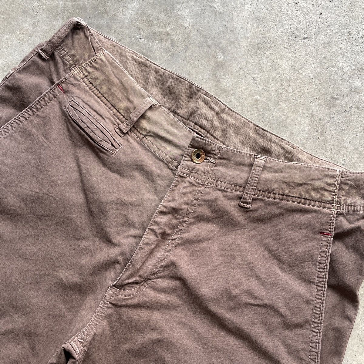 Vintage Vintage Military Faded Brown Trousers Casual Pants W32 Size US 32 / EU 48 - 7 Thumbnail