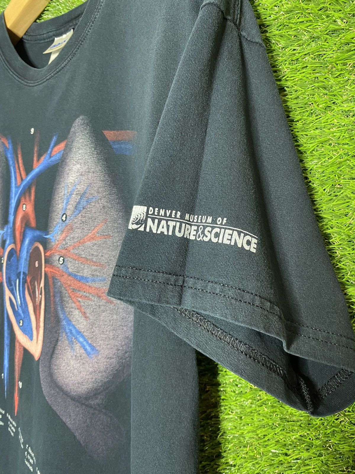 Vintage 🚨Vintage Denver Museum Of Nature & Science Anatomy T-Shirt Size US L / EU 52-54 / 3 - 5 Thumbnail