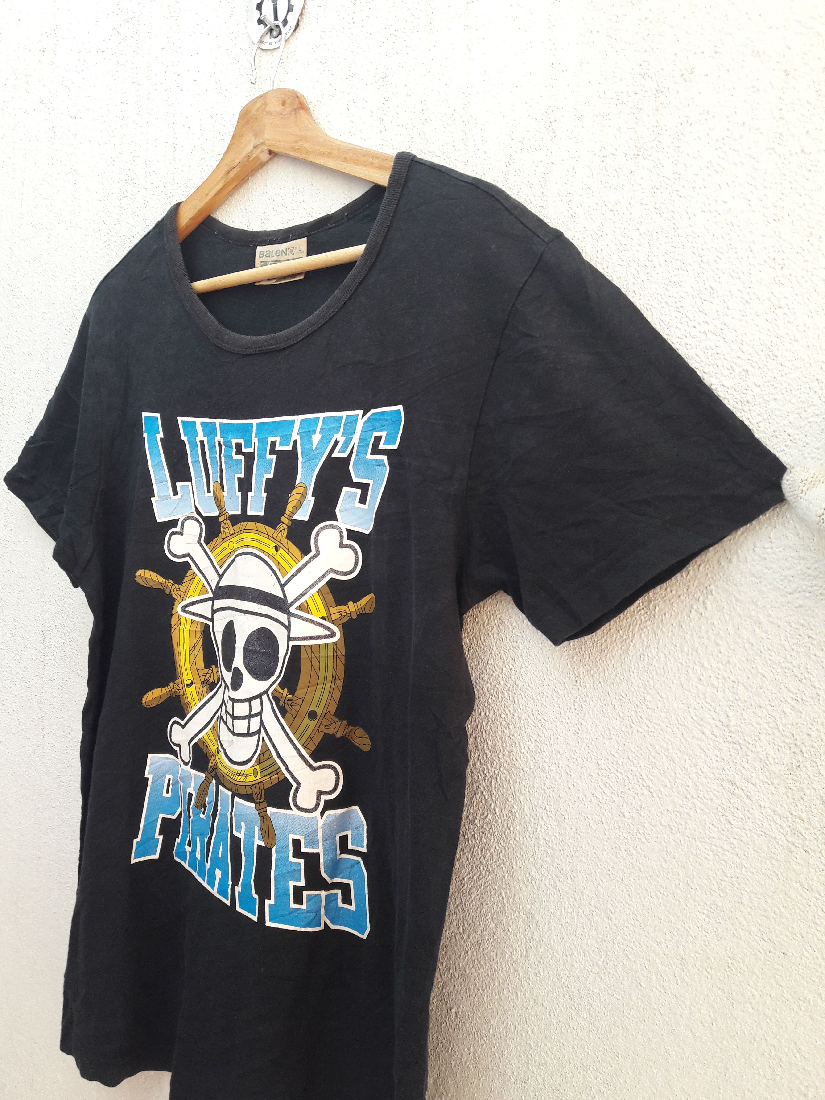 Anime × One Piece × Vintage One Piece Luffy's Pirate Anime Tee by Baleno Size US L / EU 52-54 / 3 - 5 Thumbnail