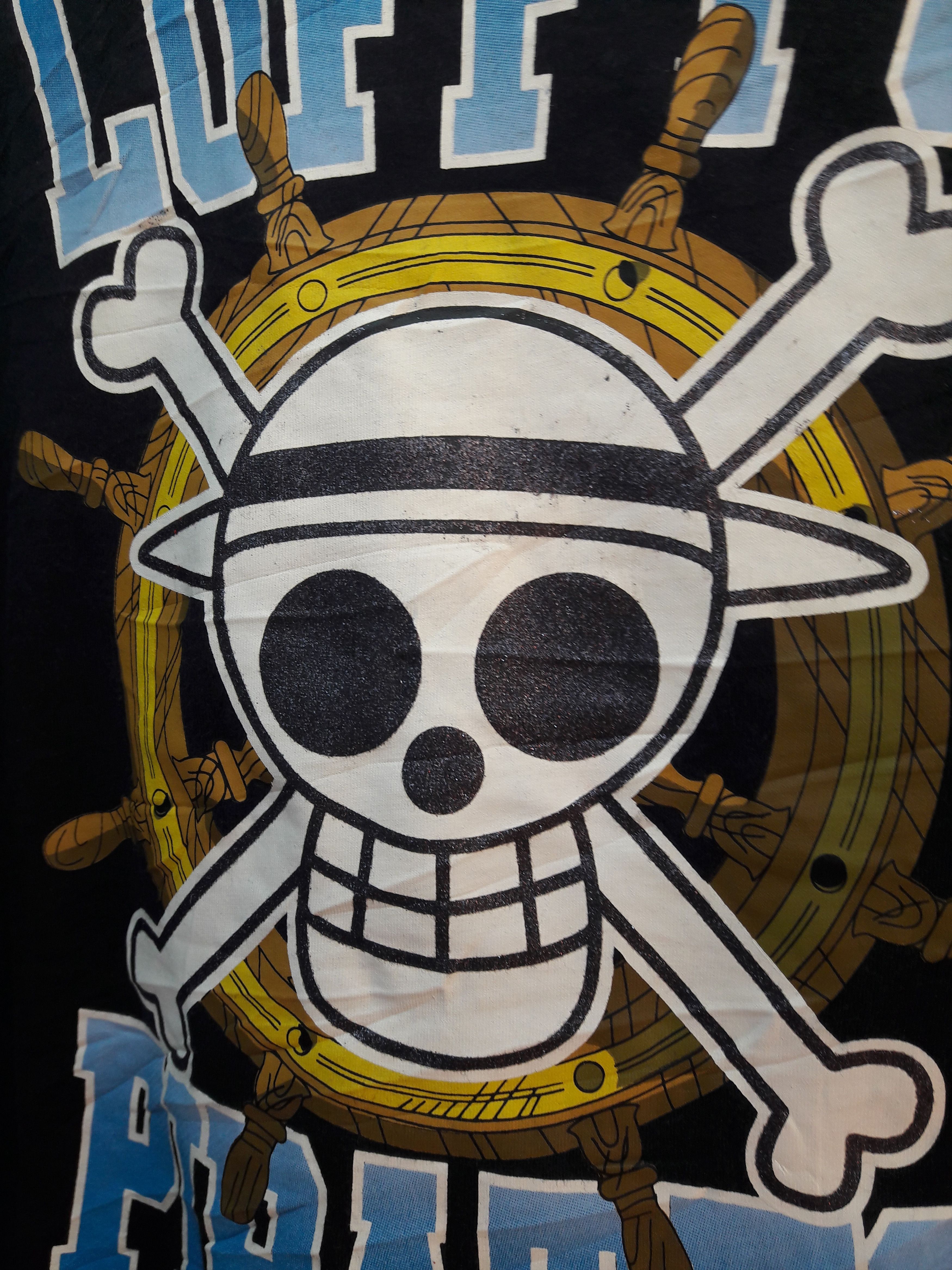 Anime × One Piece × Vintage One Piece Luffy's Pirate Anime Tee by Baleno Size US L / EU 52-54 / 3 - 9 Thumbnail