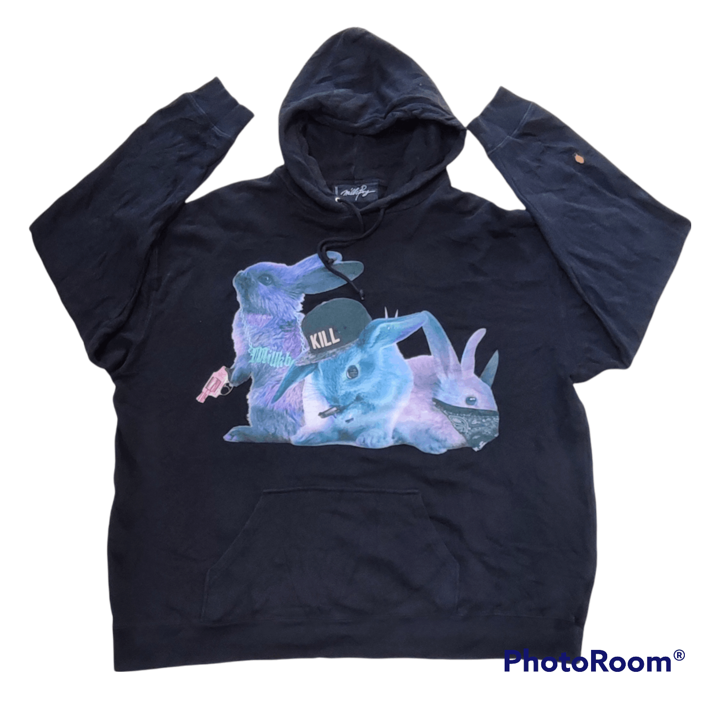 20471120 × Japanese Brand MilkBoy Shoot To Kill Gangsta Rappers Hoodie Sweatshirt Size US XXL / EU 58 / 5 - 2 Thumbnail