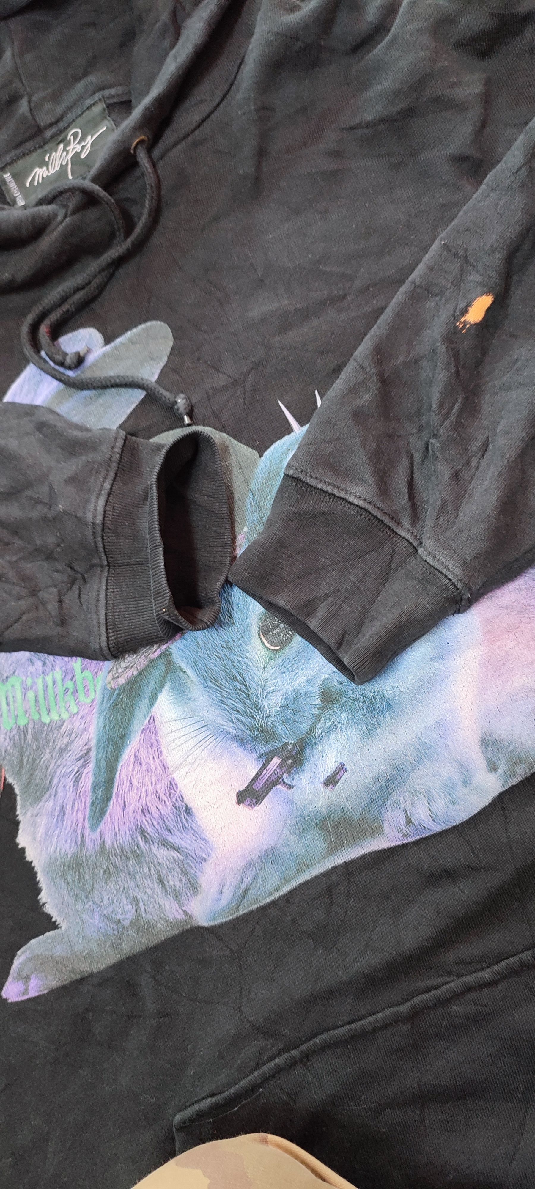 20471120 × Japanese Brand MilkBoy Shoot To Kill Gangsta Rappers Hoodie Sweatshirt Size US XXL / EU 58 / 5 - 6 Thumbnail