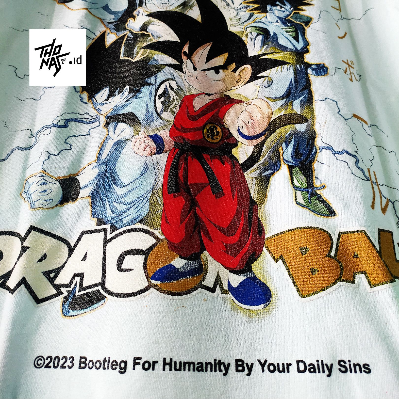 Anime Rare DBZ Goku Transformation Limited Fans Made Anime T-Shirt Size US XL / EU 56 / 4 - 6 Thumbnail