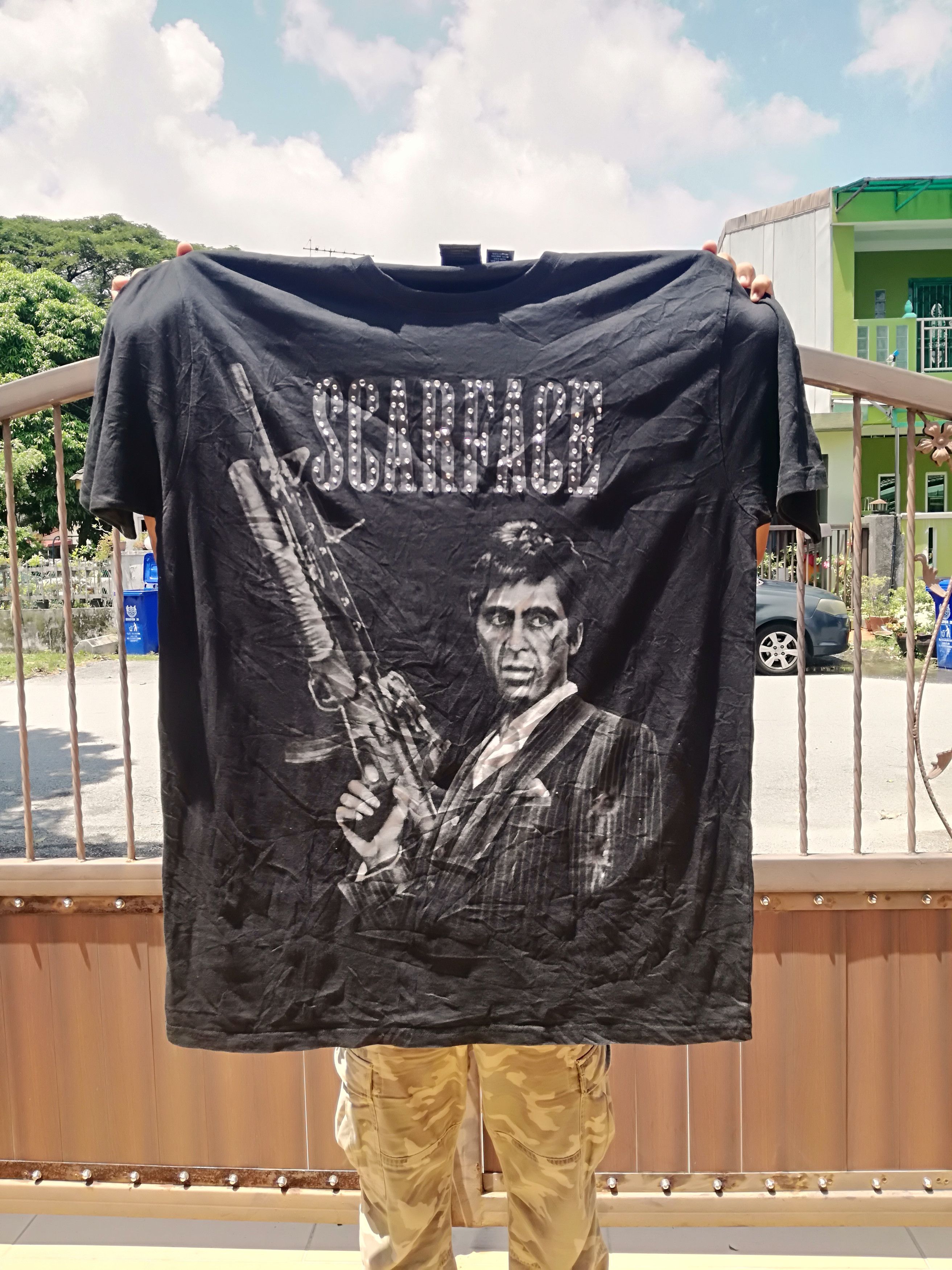 Scarface Al Pacino Universal Studios Movie Oversize Tee