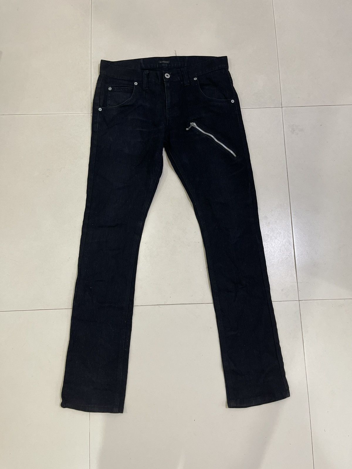 Japanese Brand × Other × Vintage ❌FINAL DROP❌Black Post Punk Skinny Pants Midas LGB Anarchy Size US 33 - 2 Thumbnail