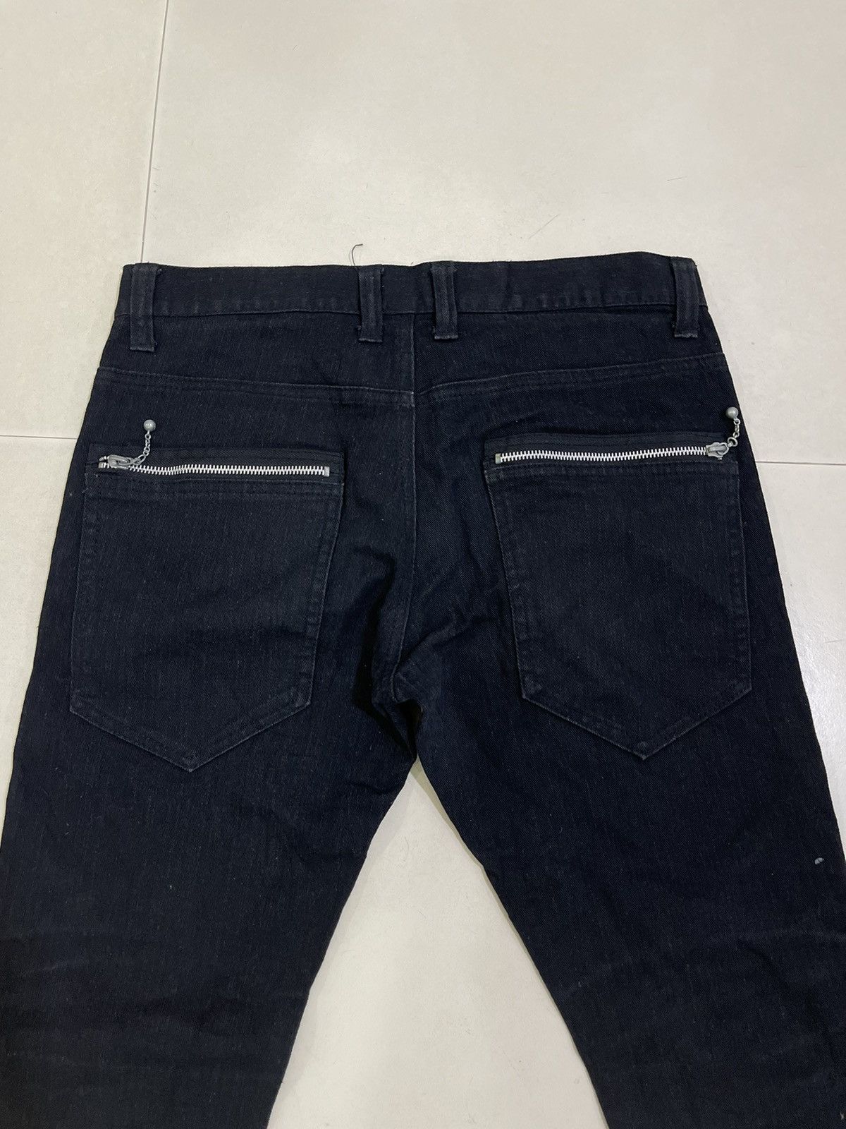 Japanese Brand × Other × Vintage ❌FINAL DROP❌Black Post Punk Skinny Pants Midas LGB Anarchy Size US 33 - 5 Thumbnail