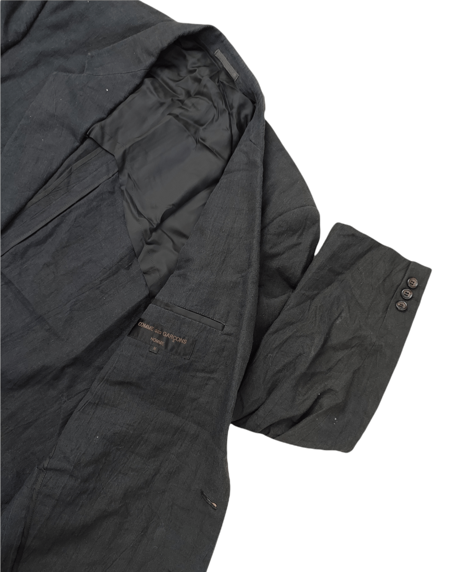 Comme des Garcons × Comme des Garcons Homme Plus × Japanese Brand Comme Des Garcons Homme CDG Jacket Size US M / EU 48-50 / 2 - 2 Thumbnail