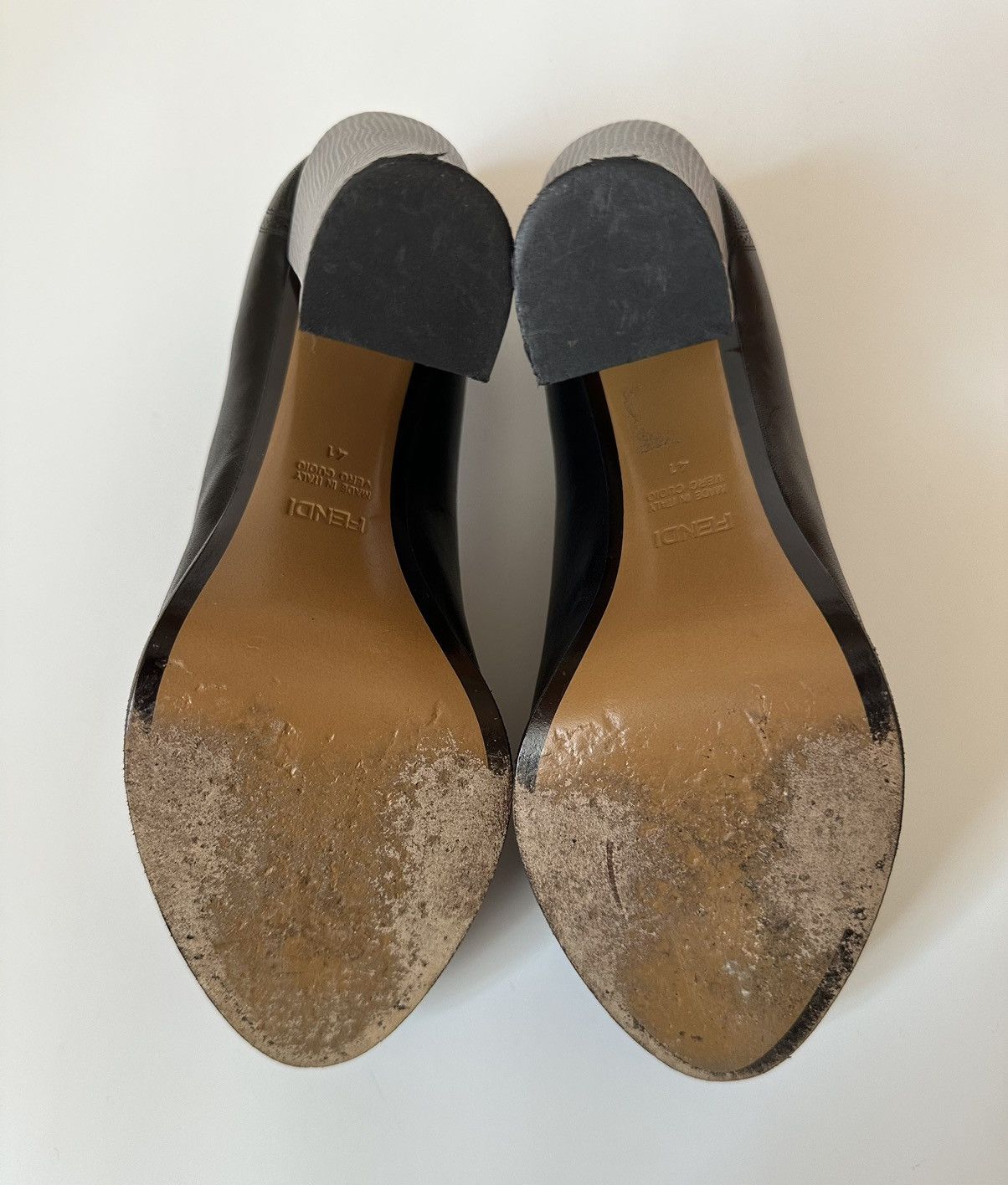 Fendi × Vintage *sz41* FENDI Platform Loafer Heels Size US 11 / IT 41 - 10 Thumbnail