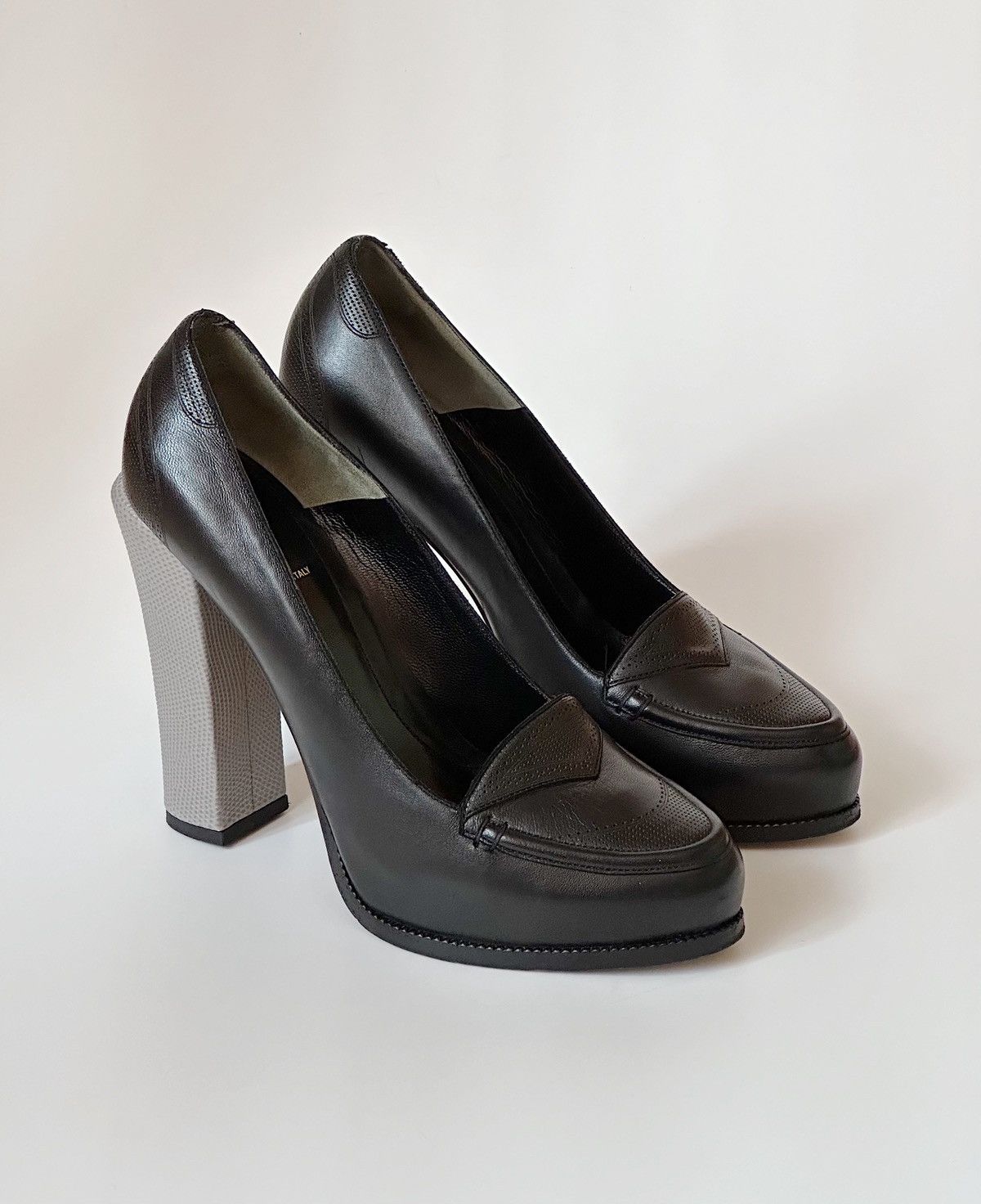Fendi × Vintage *sz41* FENDI Platform Loafer Heels Size US 11 / IT 41 - 4 Thumbnail