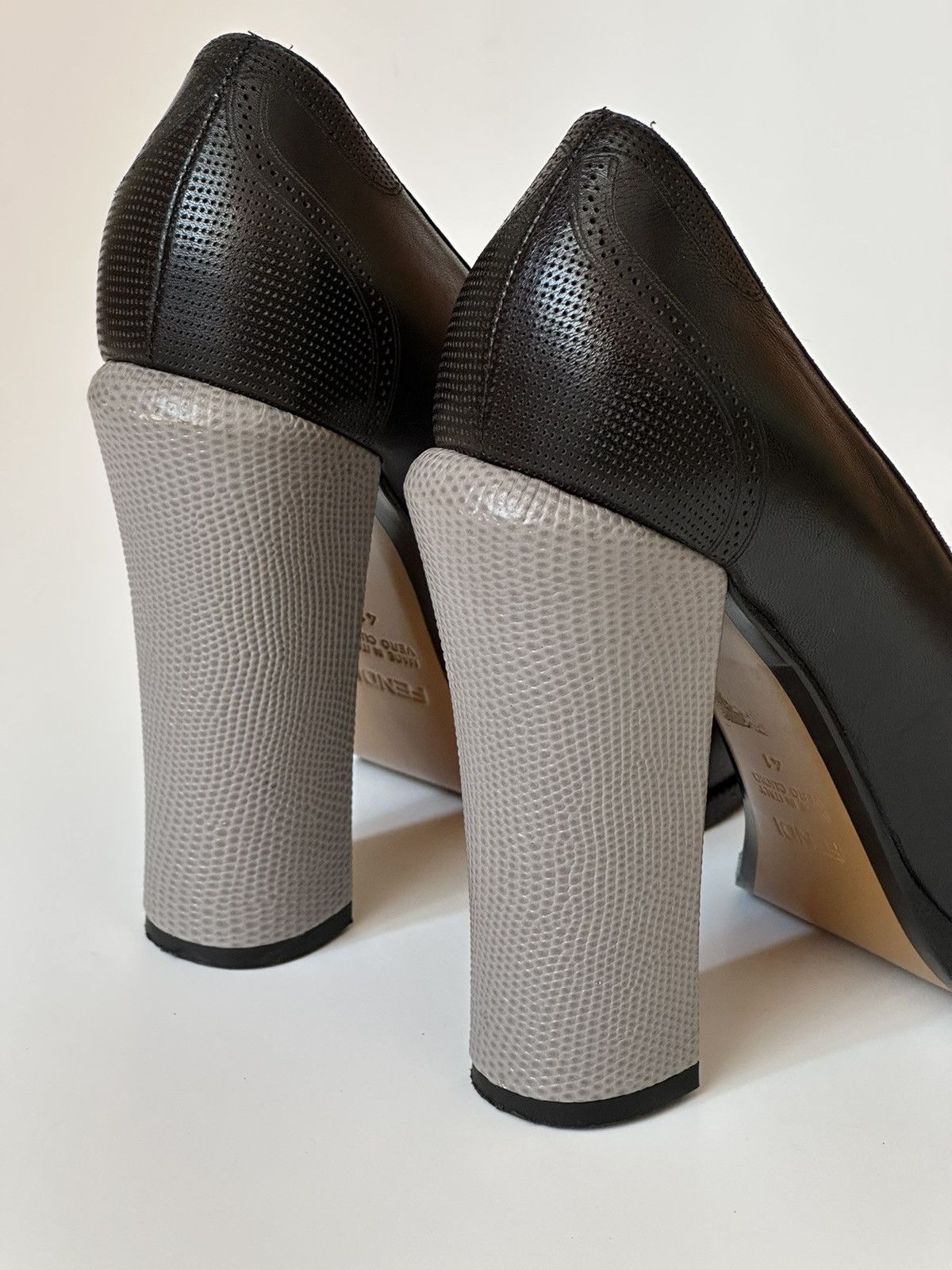 Fendi × Vintage *sz41* FENDI Platform Loafer Heels Size US 11 / IT 41 - 9 Thumbnail