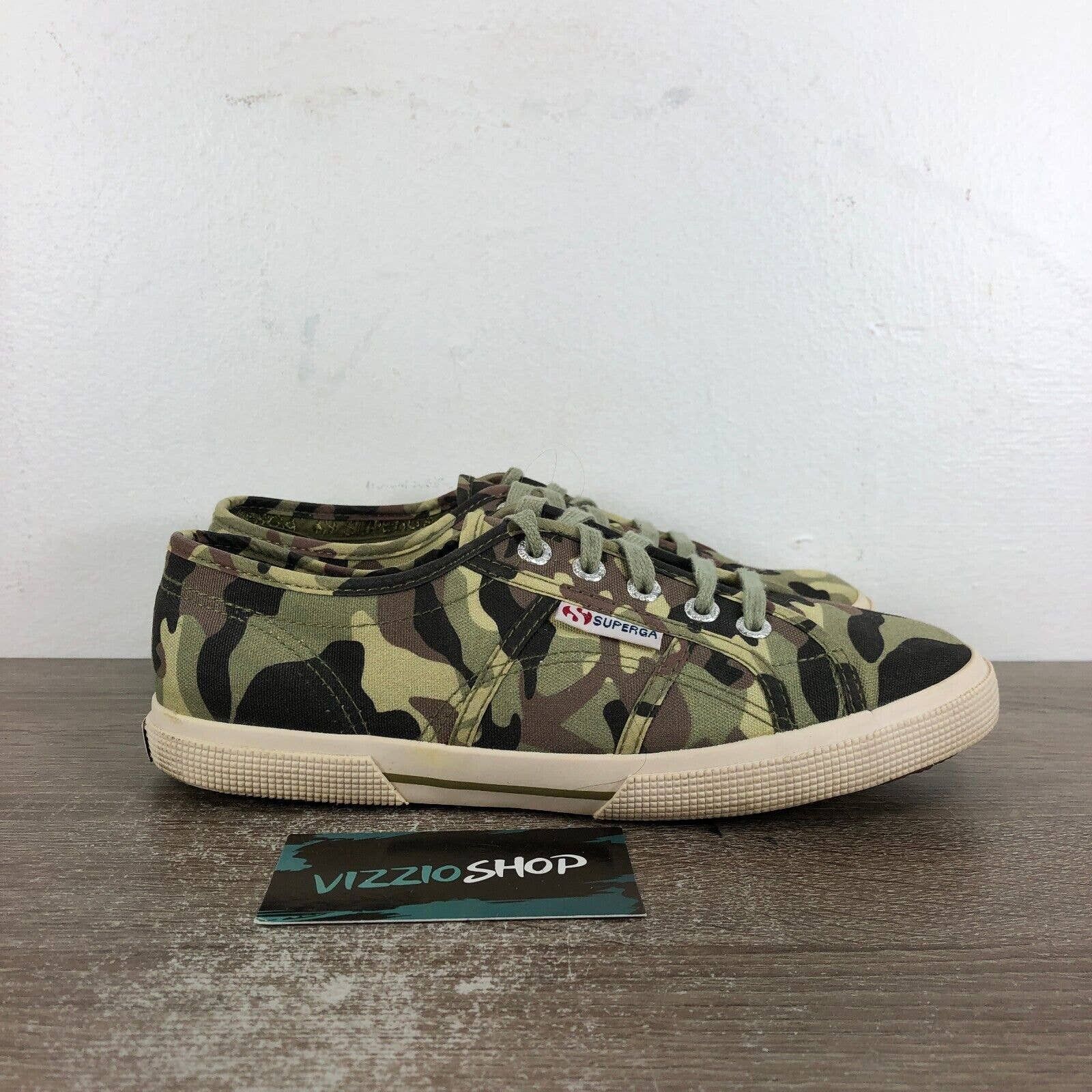 Superga Superga Cotu Camouflage Olive Green Sneakers Women's 7.5 | Grailed