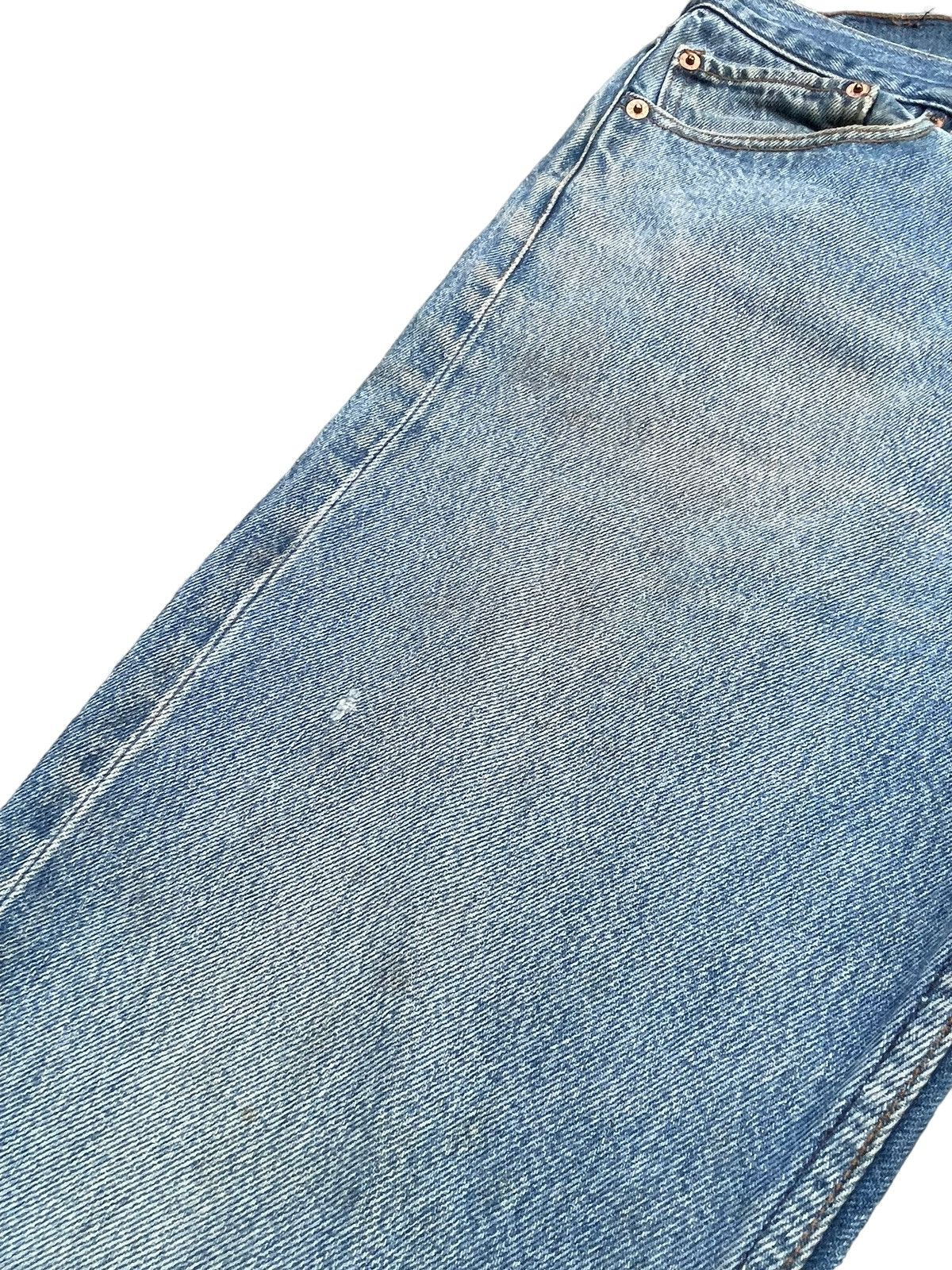 Levi's × Vintage Vintage 1993 Levis 501XX e Faded Denim Size US 31 - 6 Thumbnail