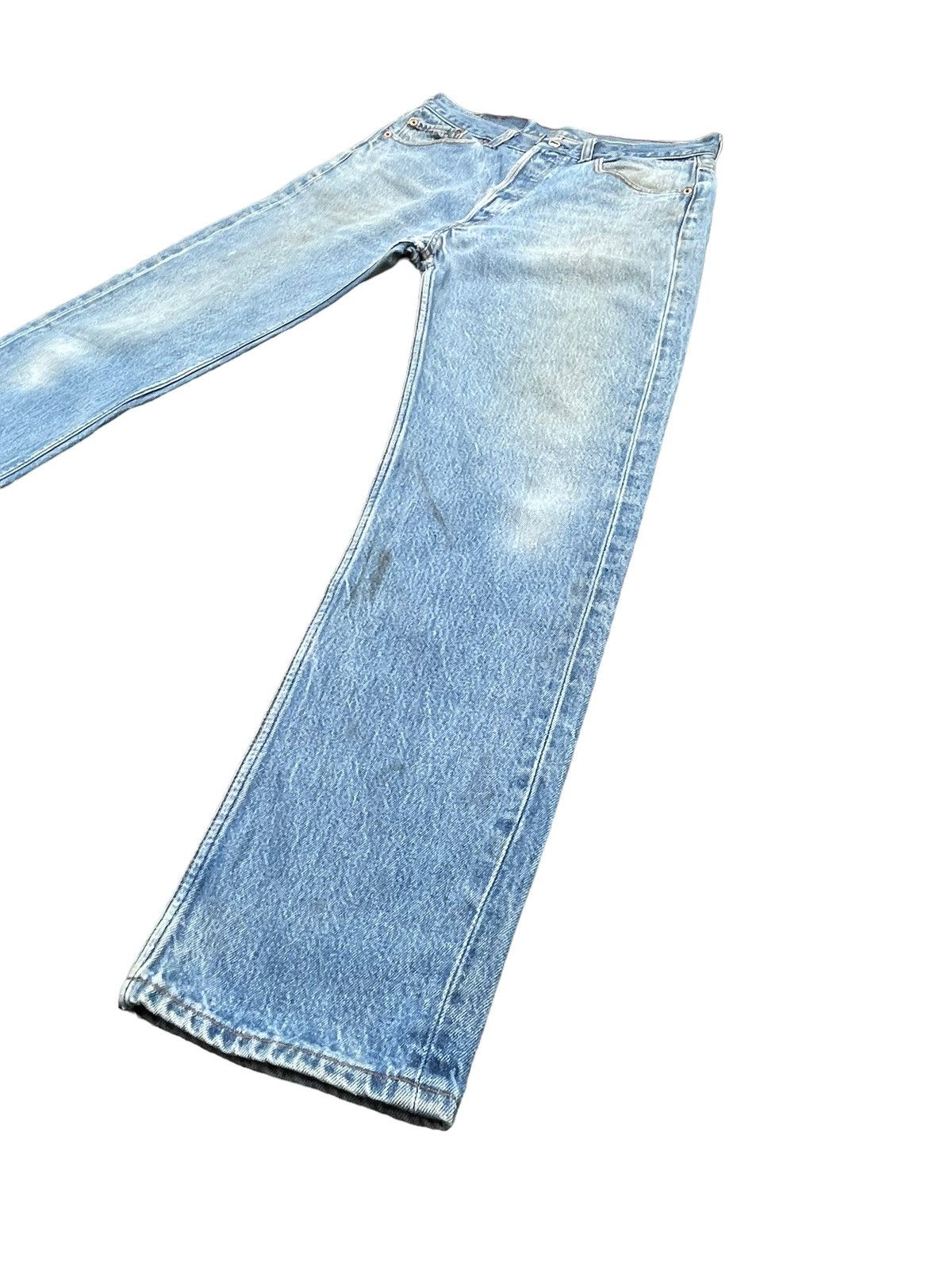 Levi's × Vintage Vintage 1993 Levis 501XX e Faded Denim Size US 31 - 2 Thumbnail